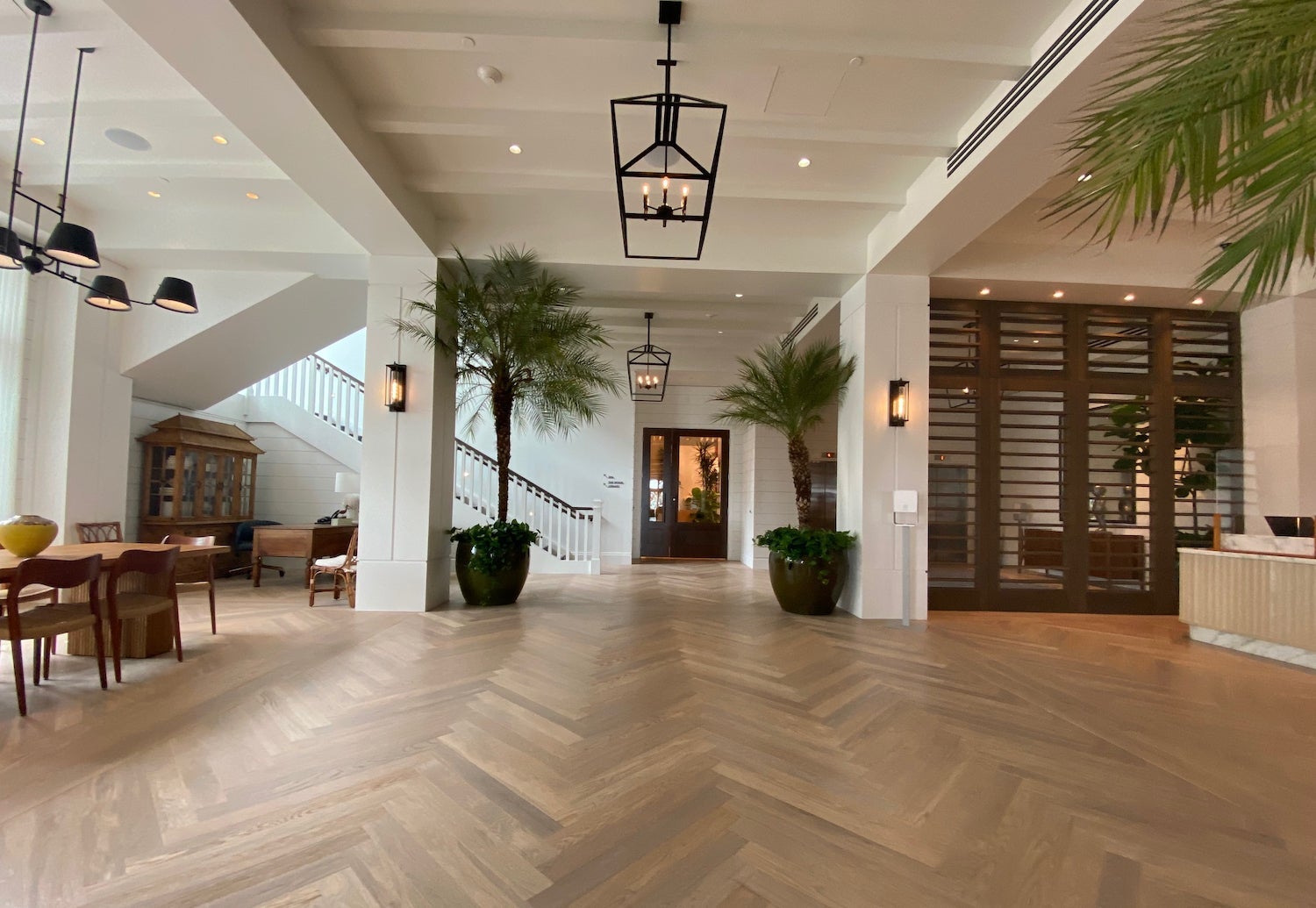 Seabird Resort check-in desk