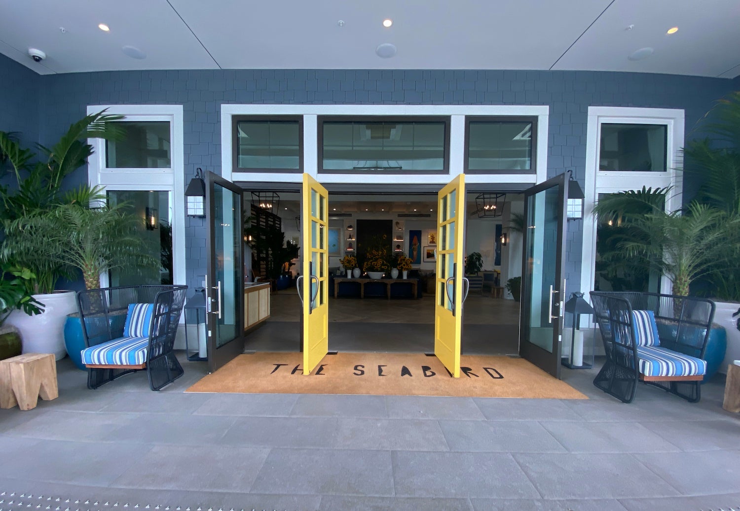 Seabird Resort lobby seating