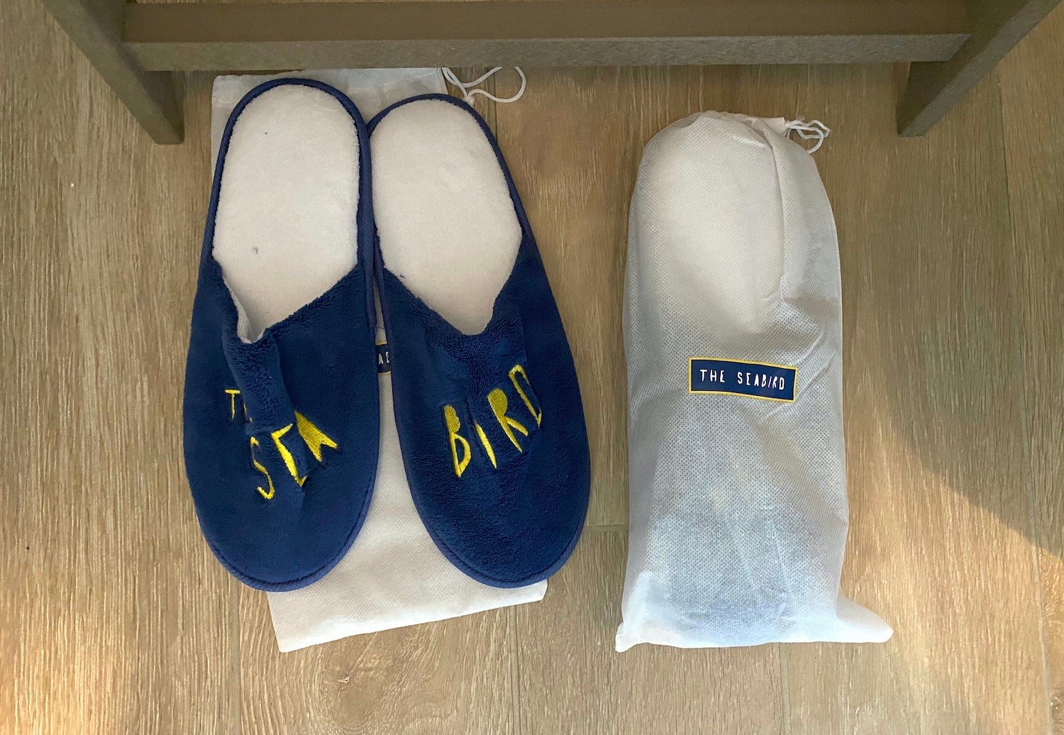 Seabird Resort in-room slippers
