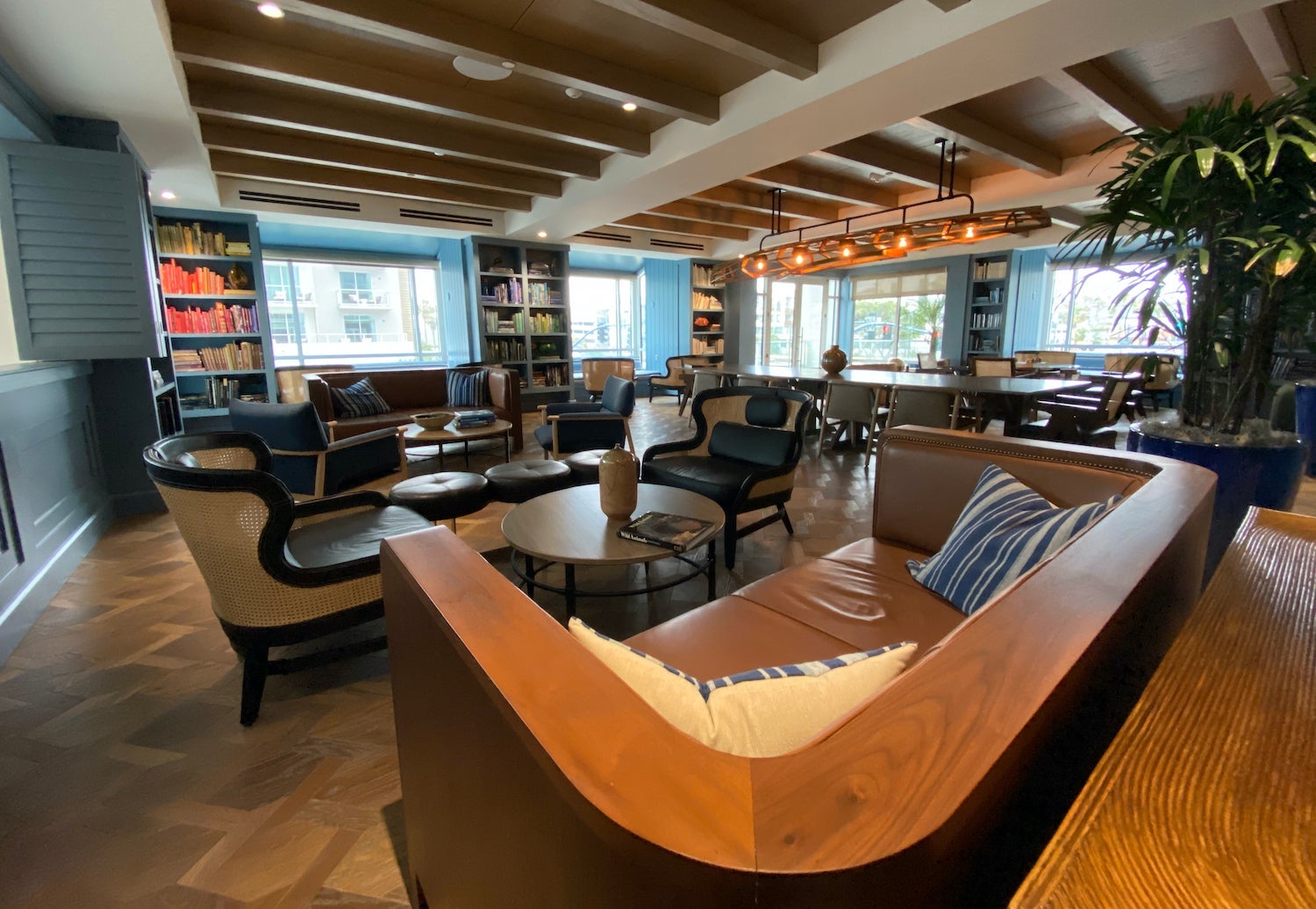 Seabird Resort library seating