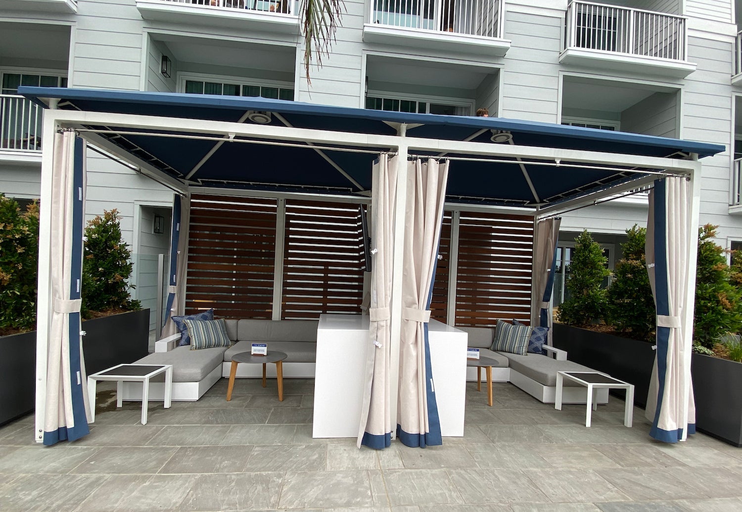 Seabird Resort pool cabana