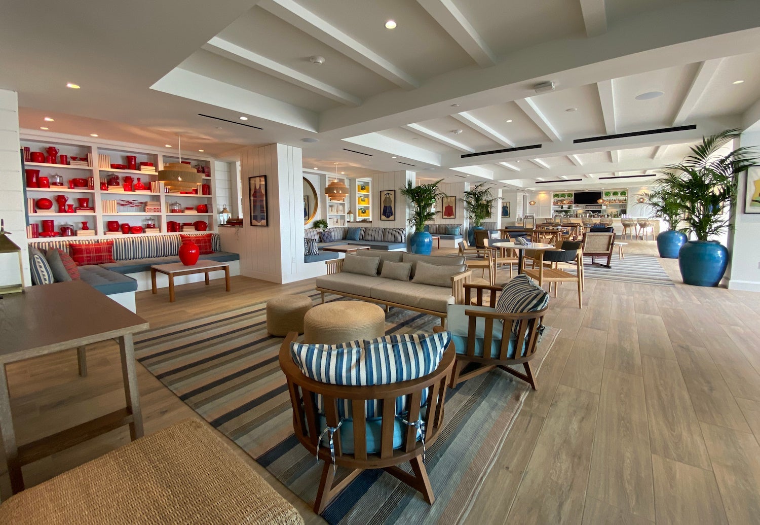 Seabird Shelter Club restaurant indoor seating