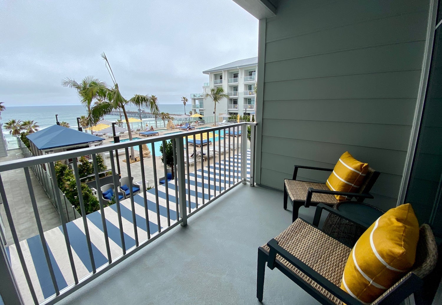 Seabird resort oceanview room balcony