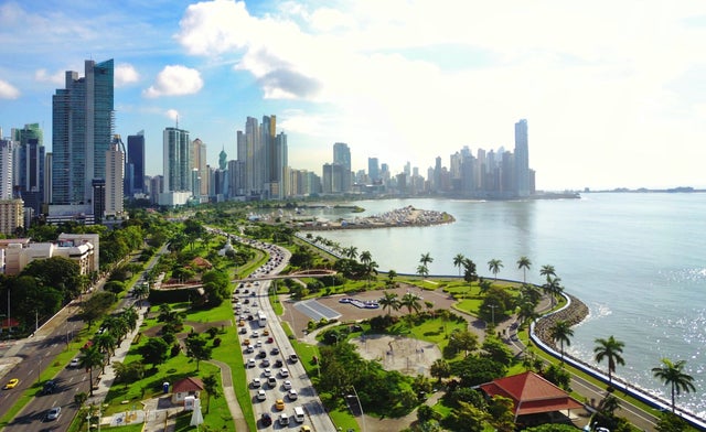 Sunny Panama City skyline