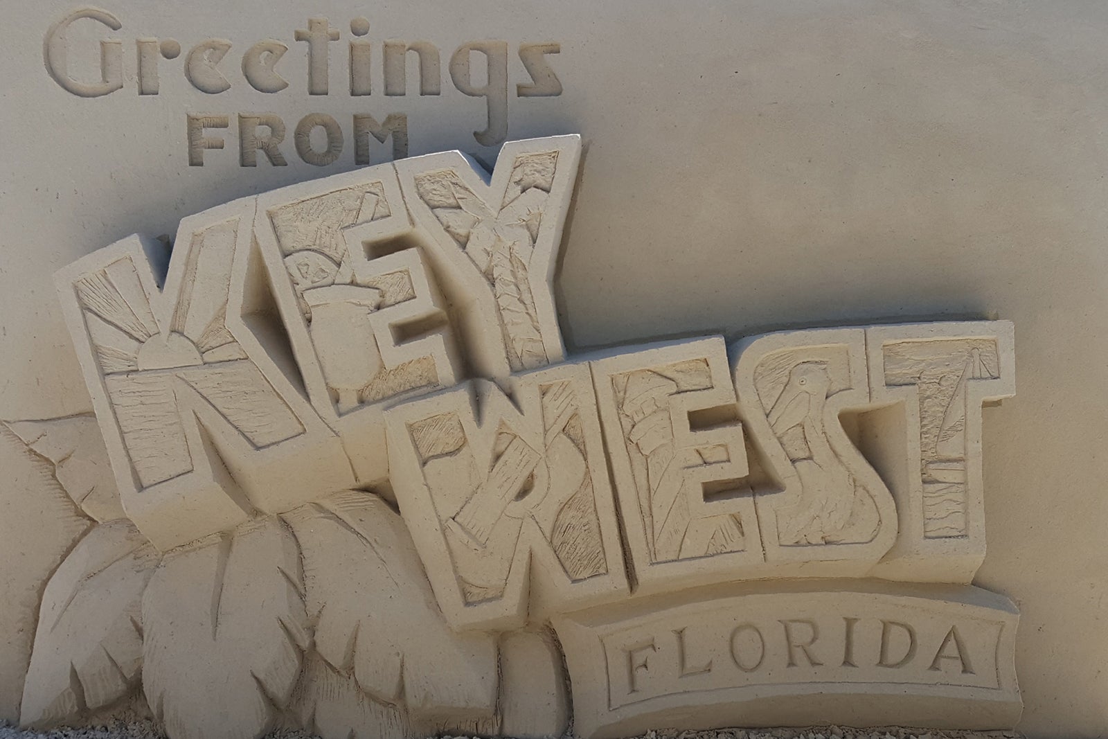 Key West sandcastle