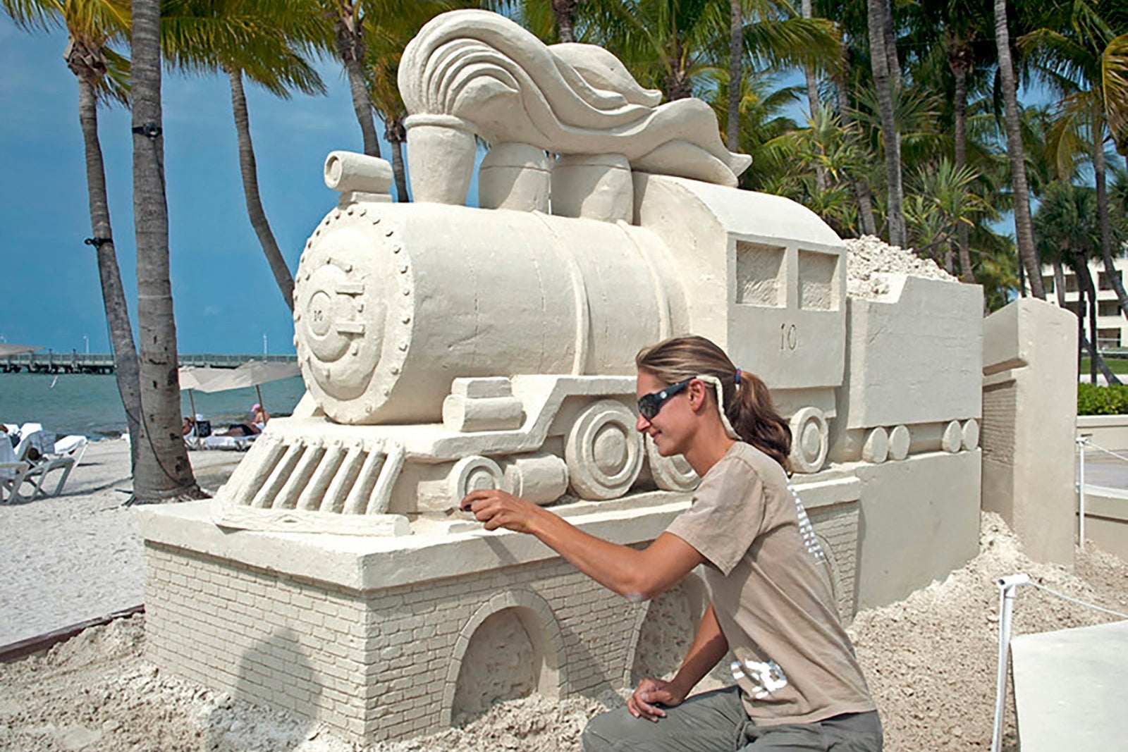 Train Sandcastle