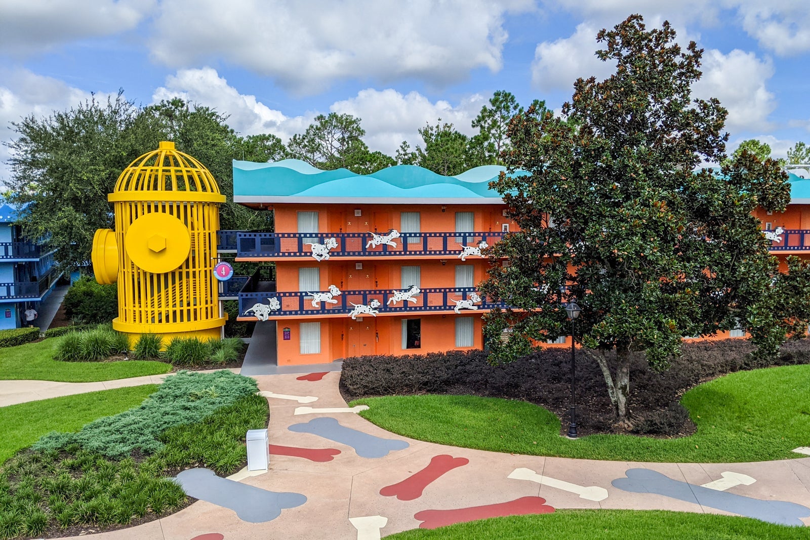 101 Dalmatians building at Disney's All-Star Movies Resort