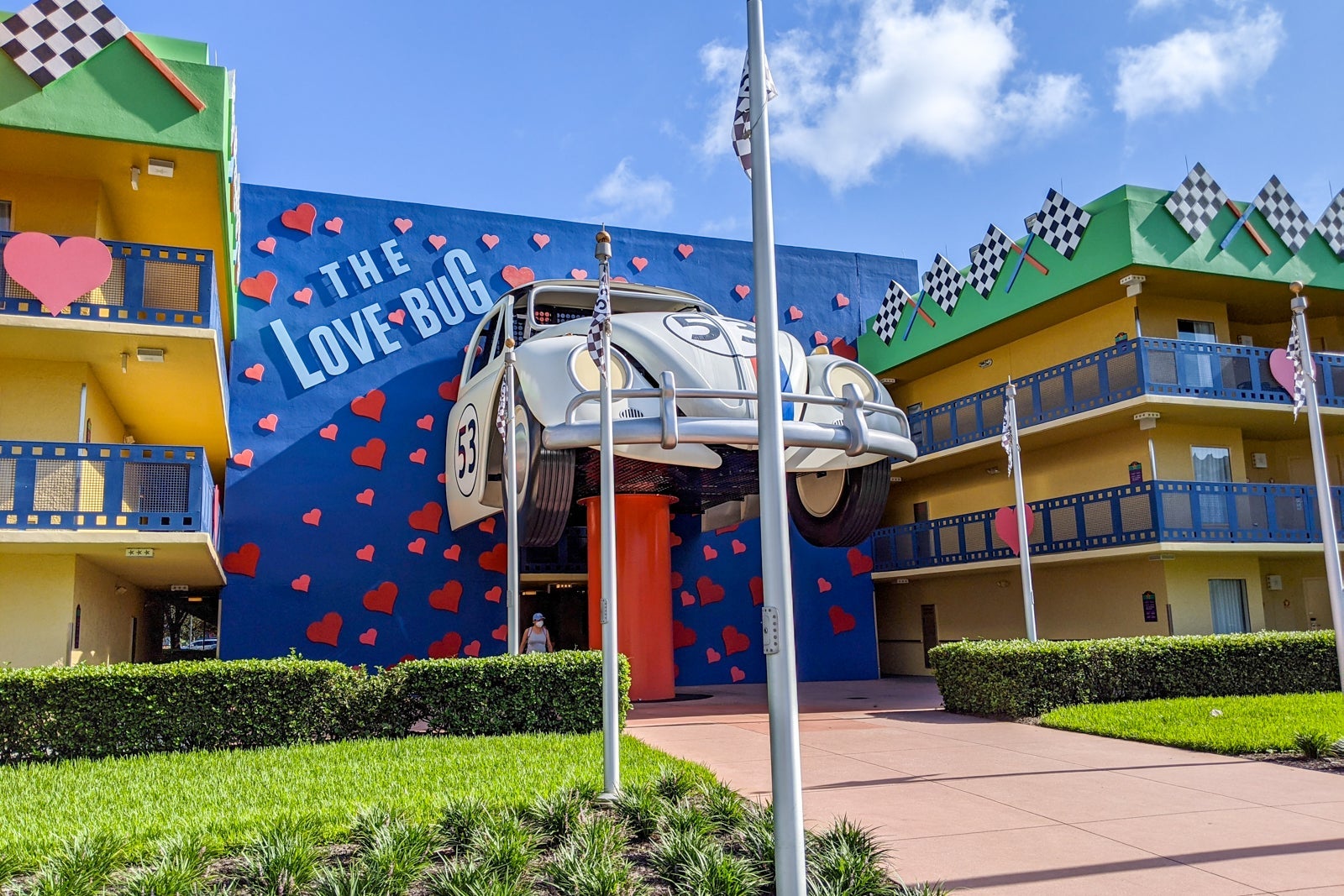 Love Bug building at Disney's All-Star Movies Resort