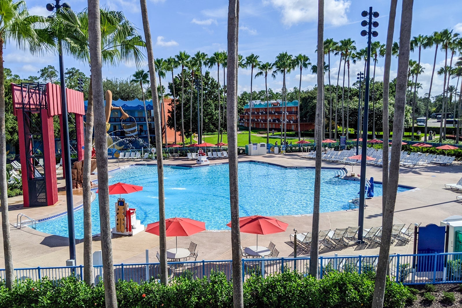 Fantasia pool at Disney's All-Star Movies Resort