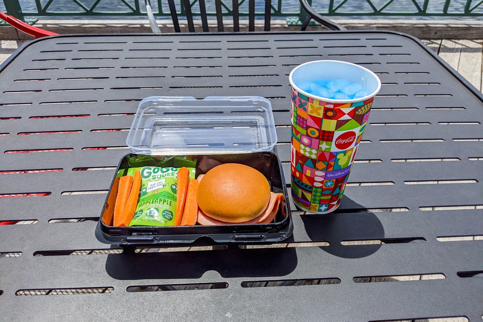 Ham and cheese sandwich at the Boardwalk Bakery