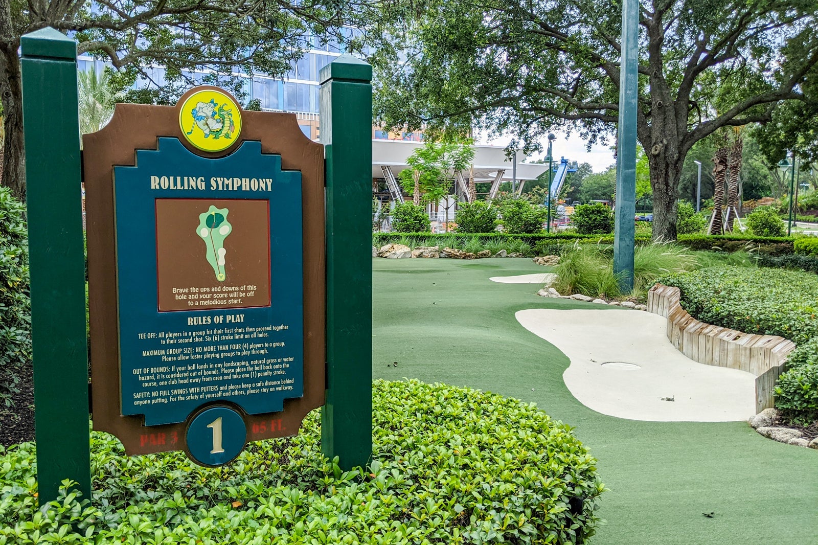 Disney World's Fantasia Fairways Miniature Golf Course