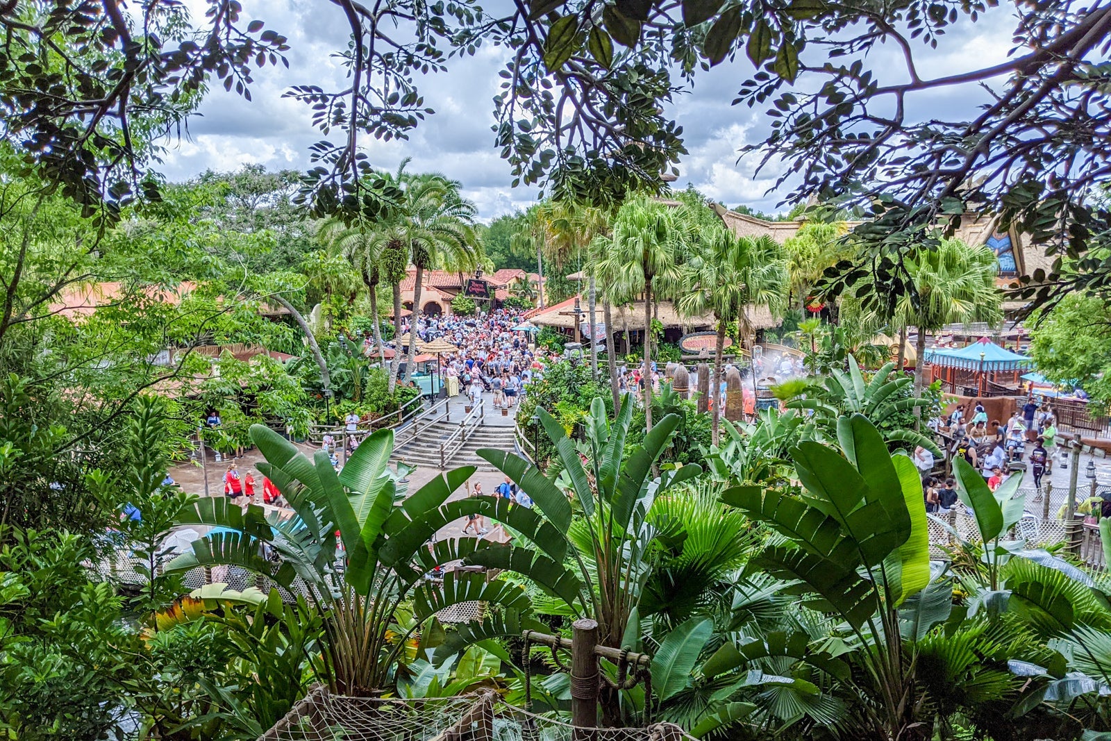 Guests in Disney World's Magic Kingdom