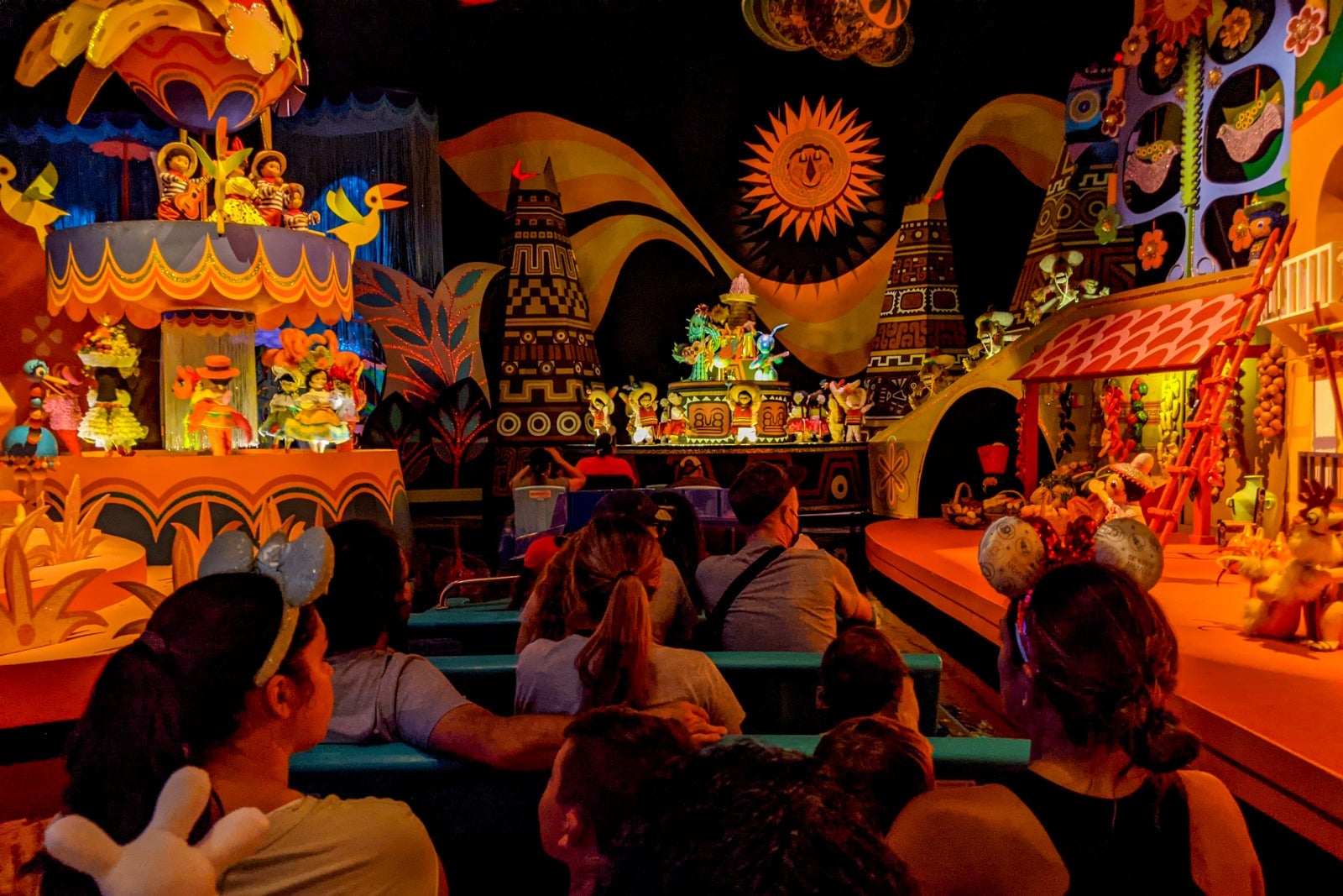 "it's a small world" as seen from inside the ride