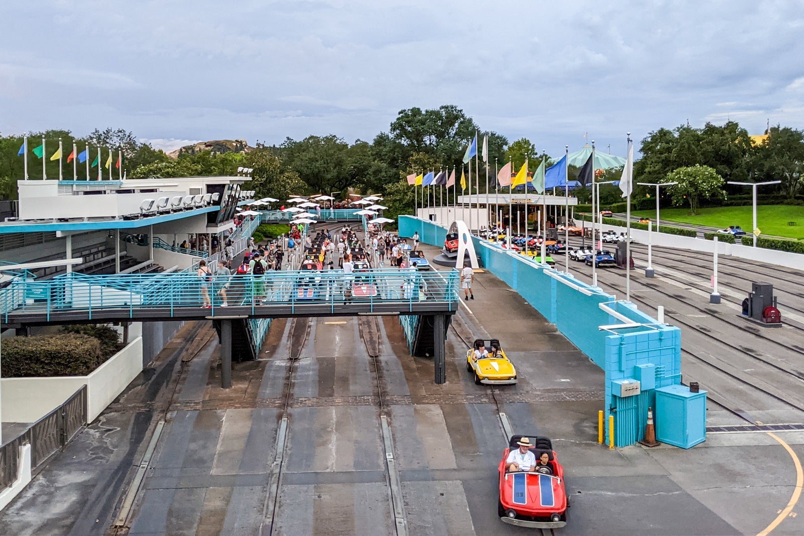 Views from the Tomorrowland Transit Authority PeopleMover