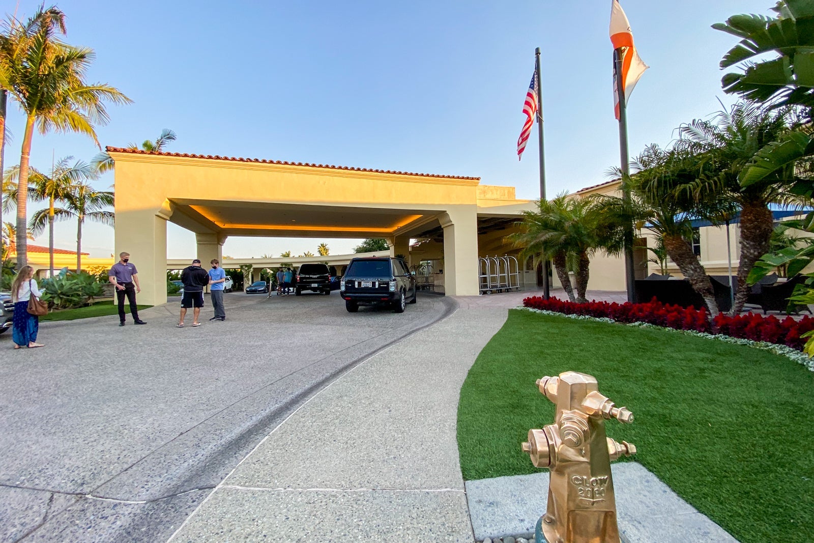 Driveway to the Ritz Carlton Laguna Niguel