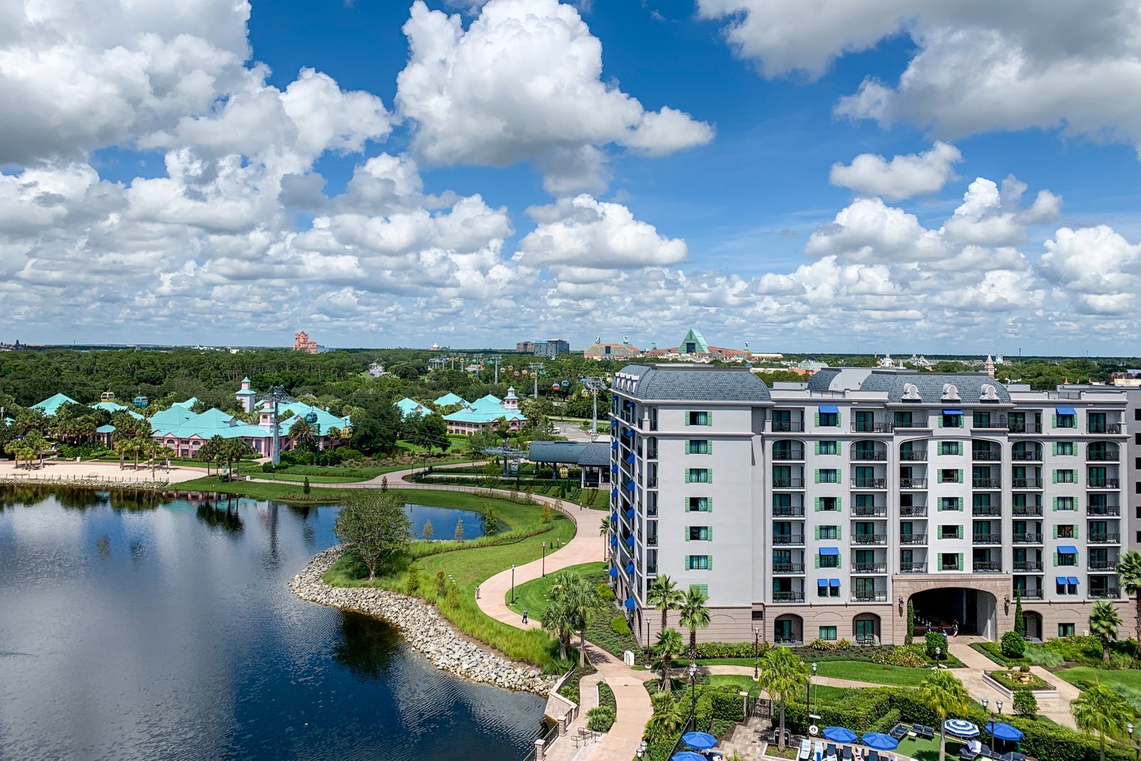 A view from Disney's Topolino's Terrace