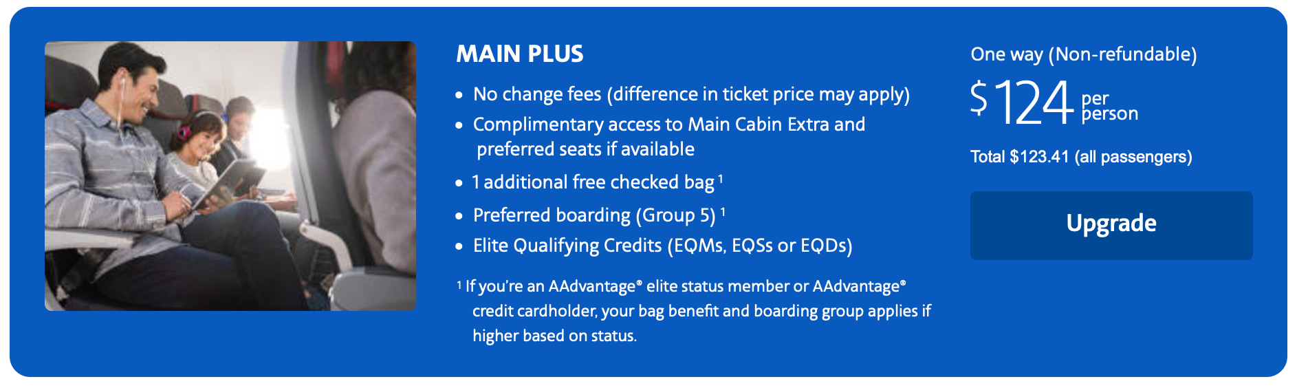 American Main Plus Booking