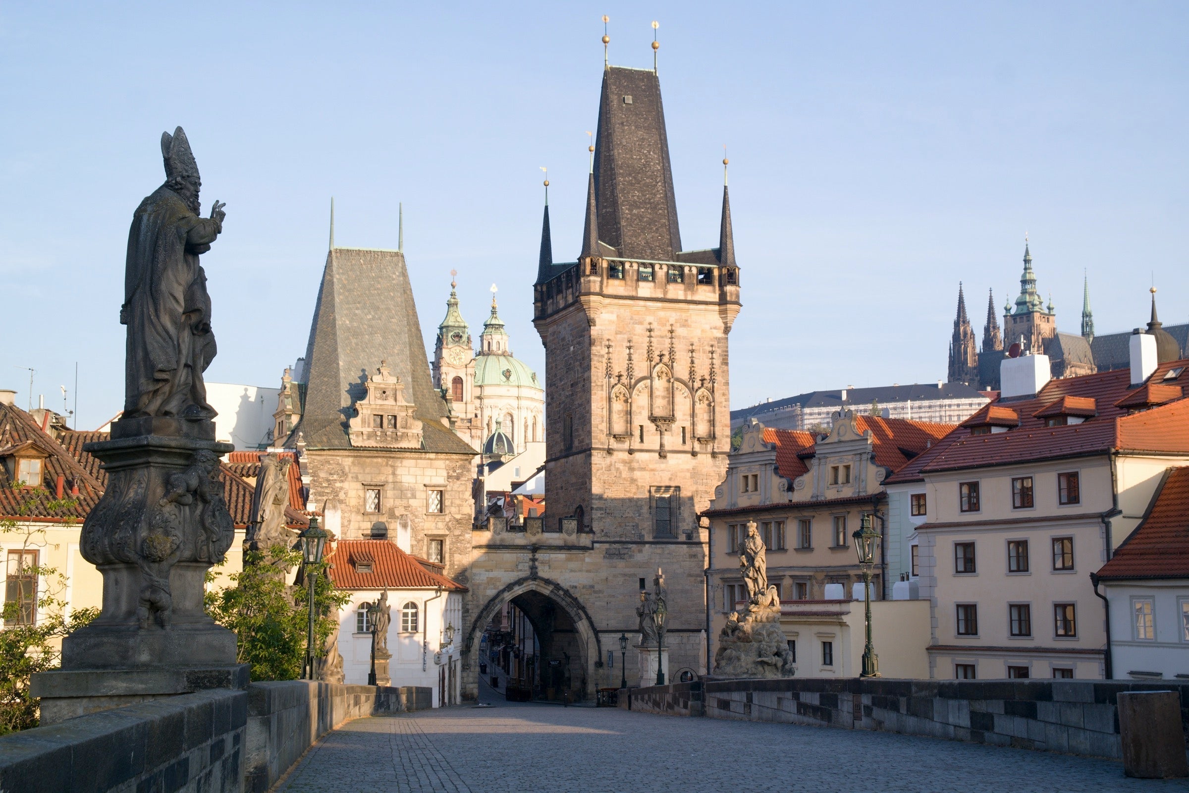 Charles Bridge in Prague Czech Republic