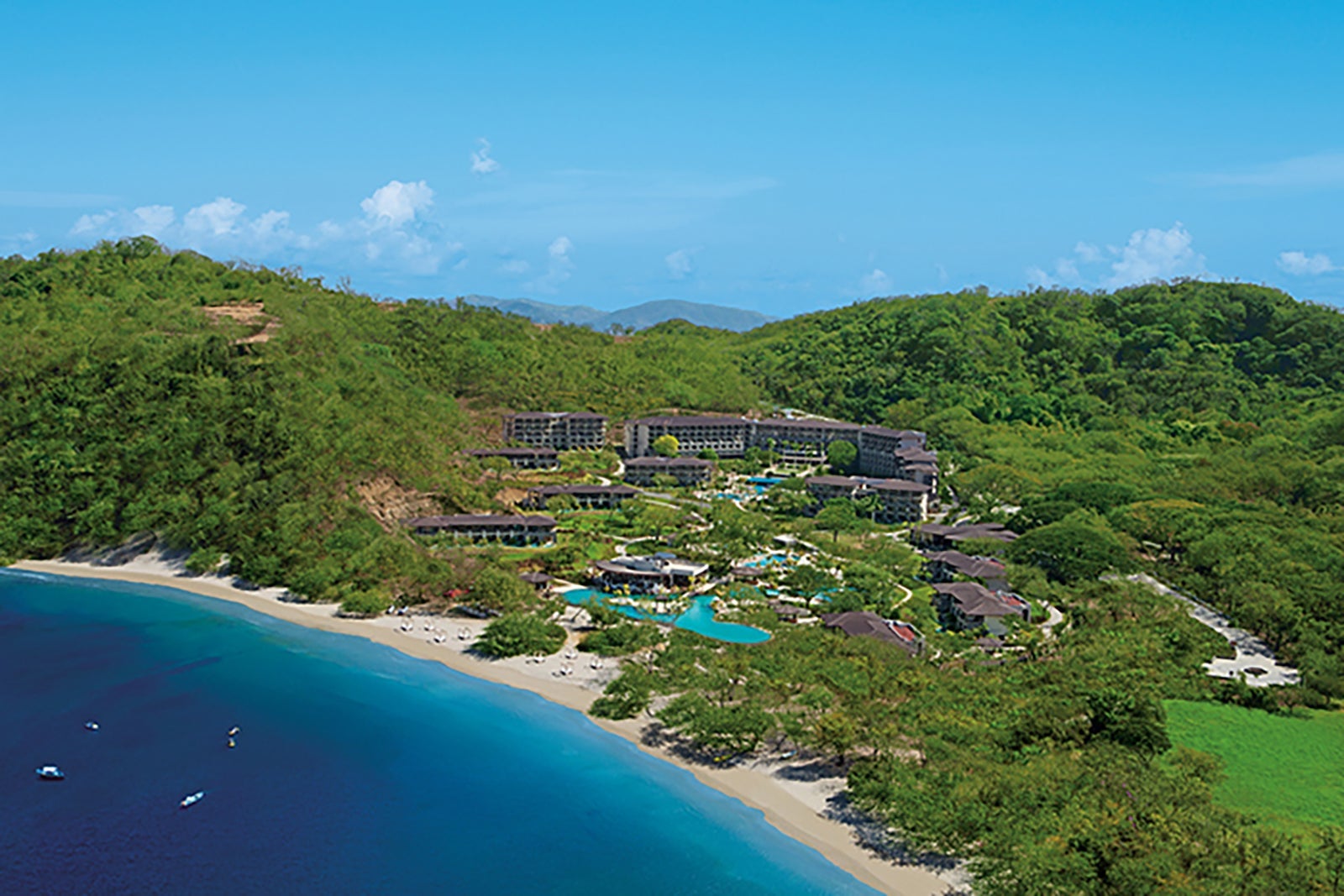 An aerial view of Dreams Las Mareas Costa Rica