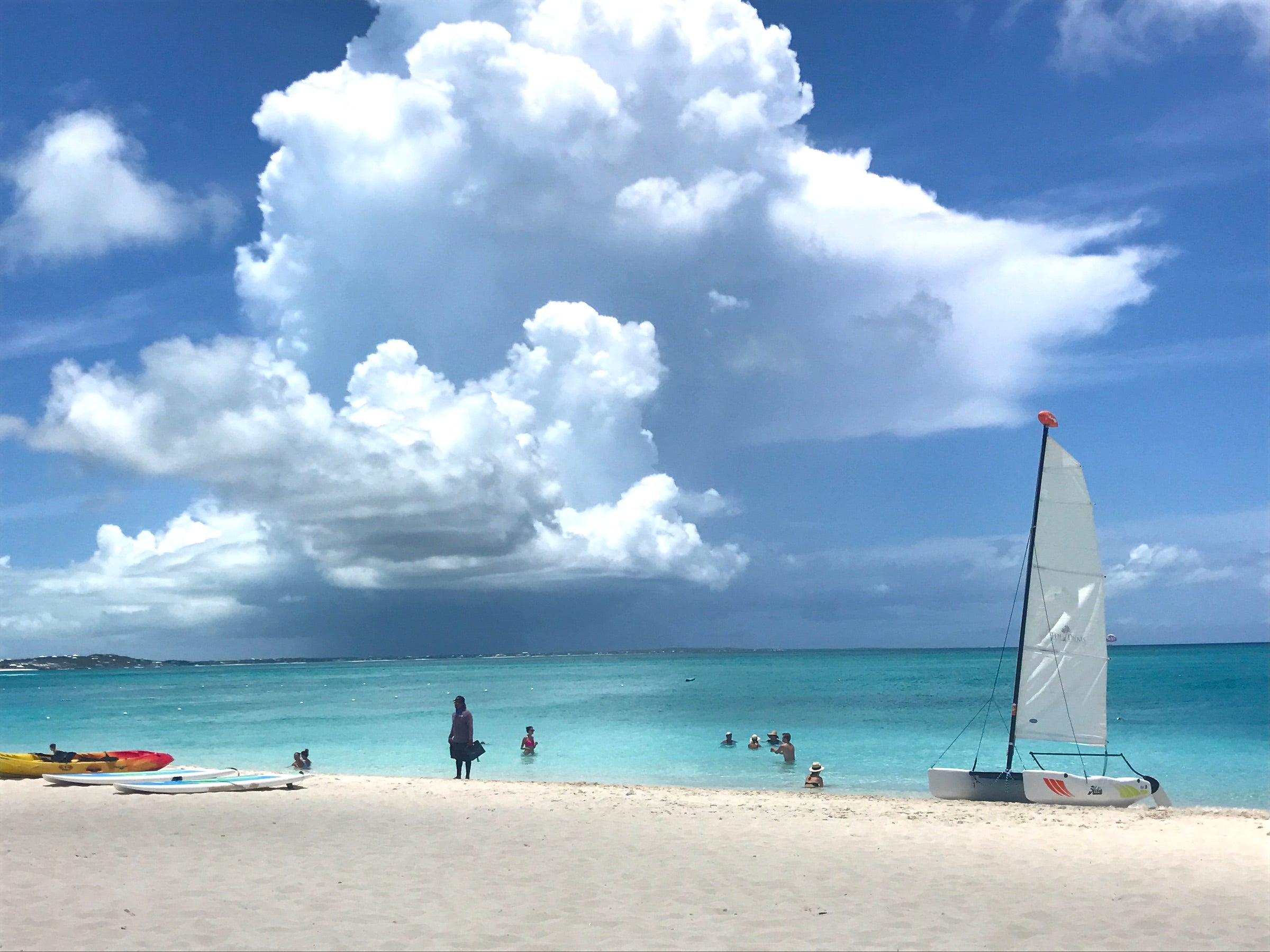 Grace Bay Beach The Palms July 2021 Photo by Donna Heidersatdt The Points Guy