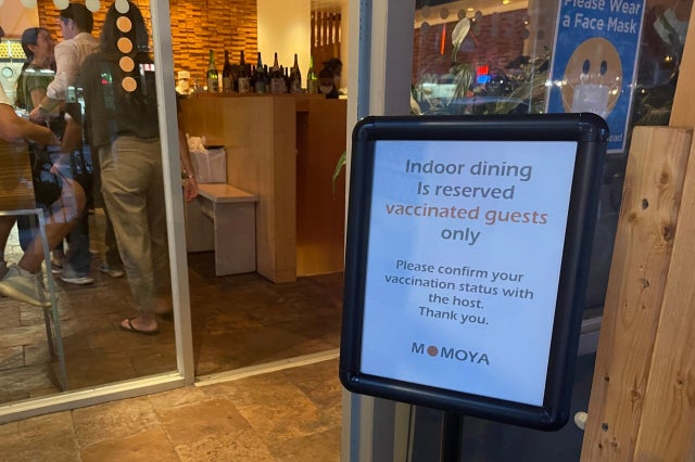 NYC is now requiring proof of vaccinations for all indoor activities ...