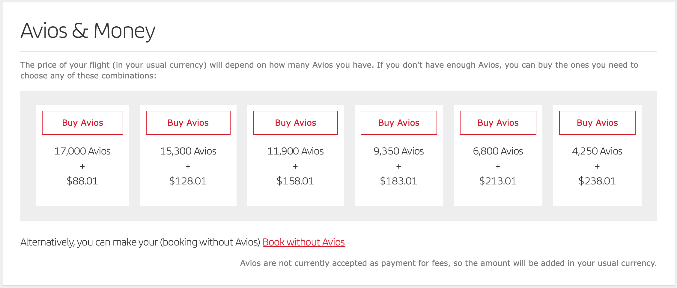JFK to MAD Iberia award prices