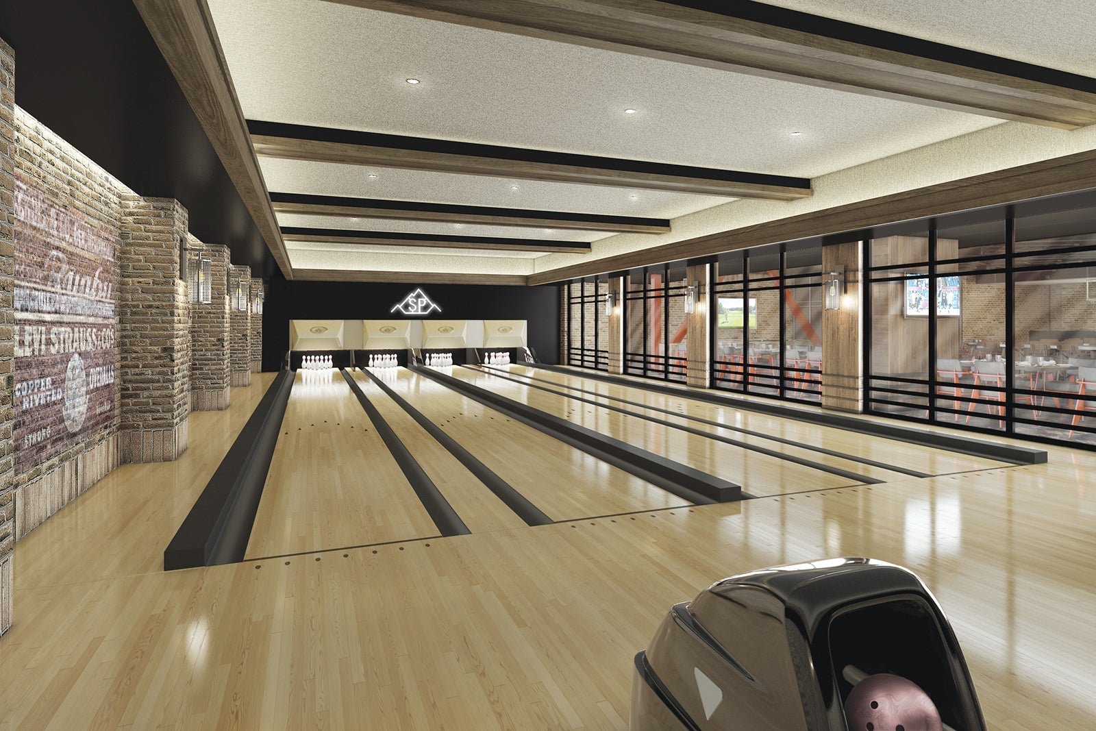 Montage Big Sky bowling alley