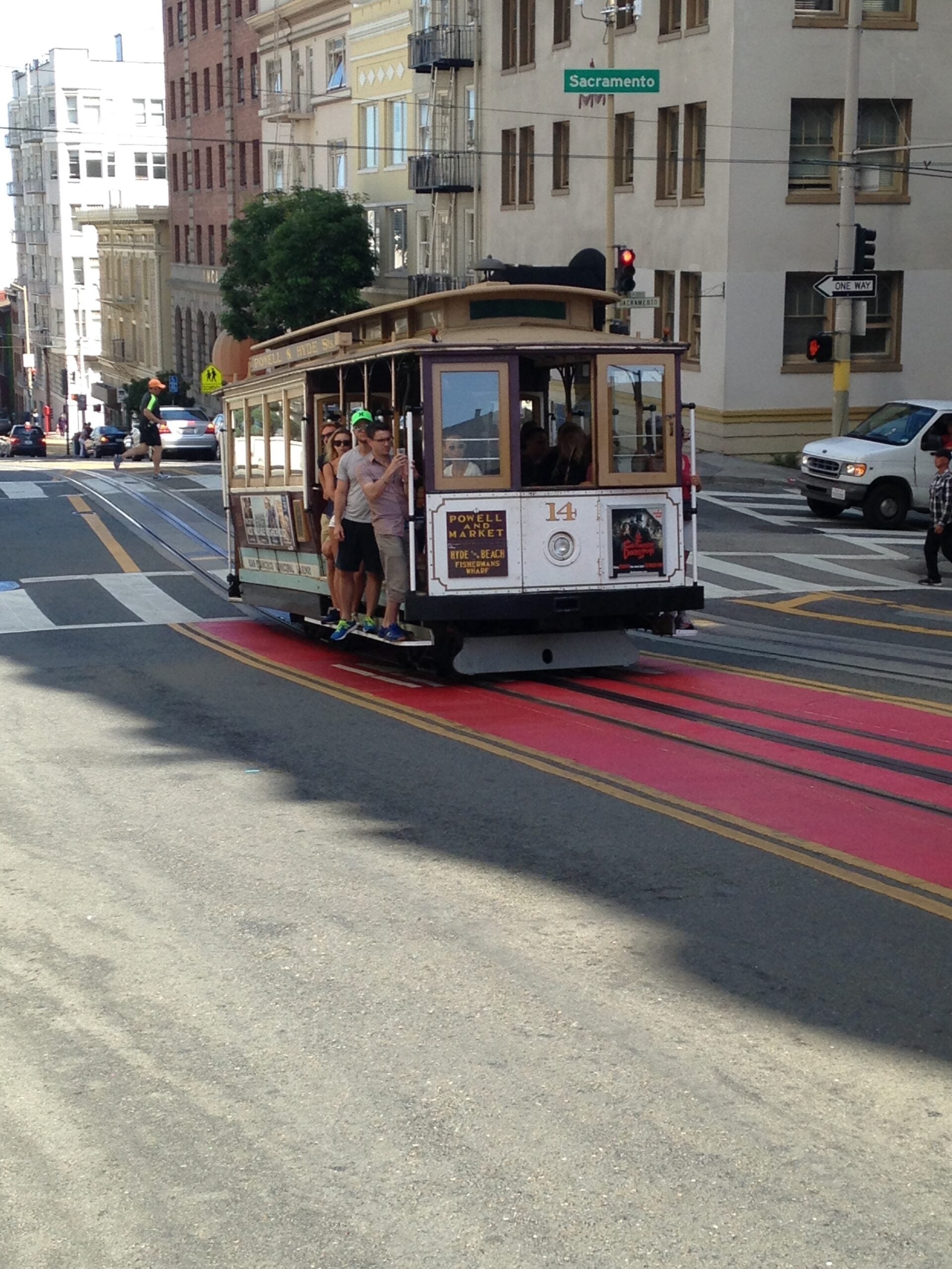 San Francisco cable car Aug. 31, 2015. (Photo by Clint Henderson/The Points Guy)