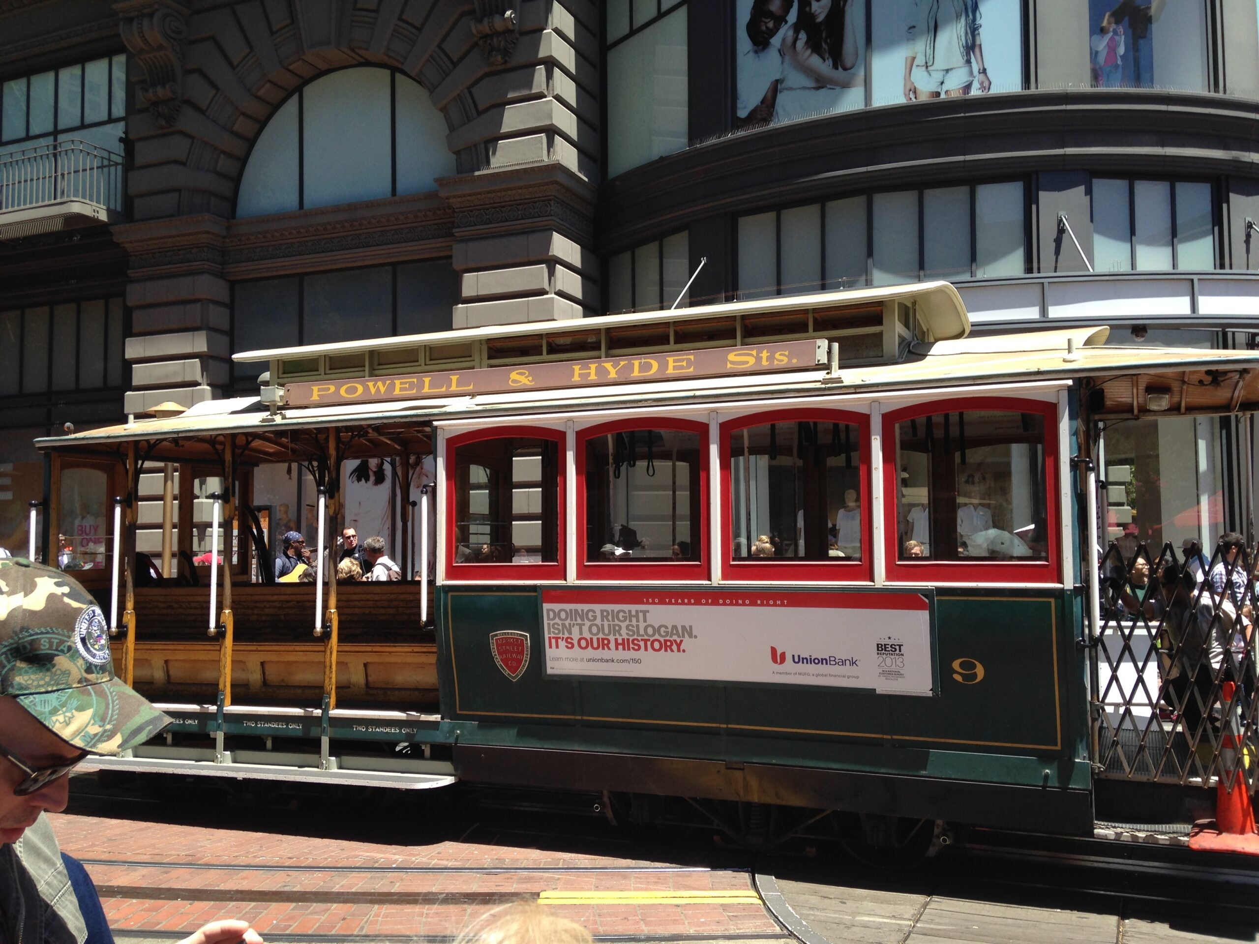 San Francisco cable car June 20, 2014. (Photo by Clint Henderson/The Points Guy)