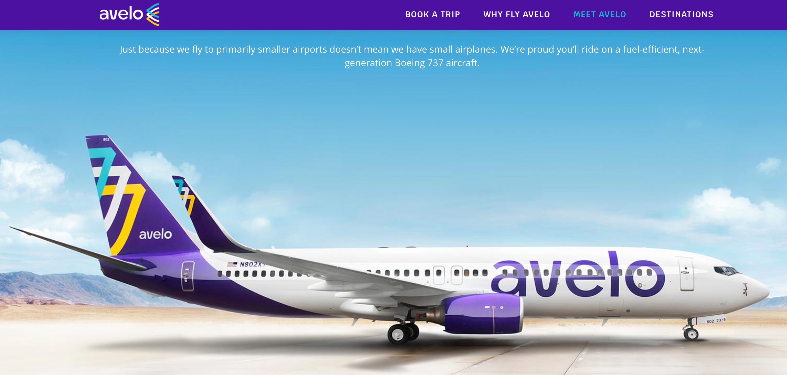 Avelo Boeing 737. (Screenshot courtesy Avelo)