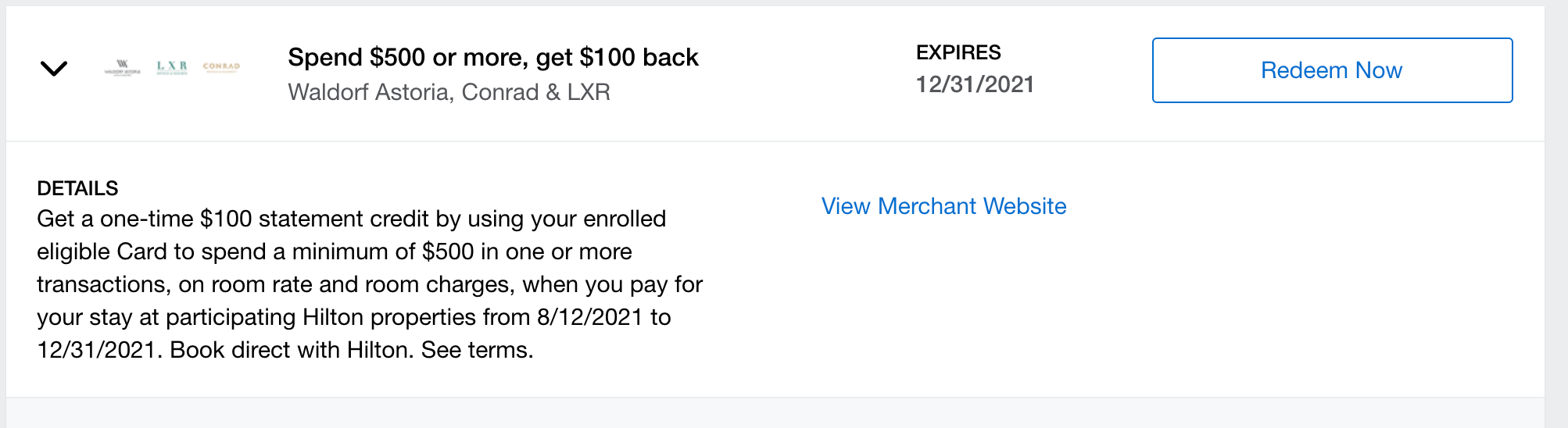 Screenshots showing booking the Hotel 1000 in Seattle. (Screenshot courtesy Hilton)