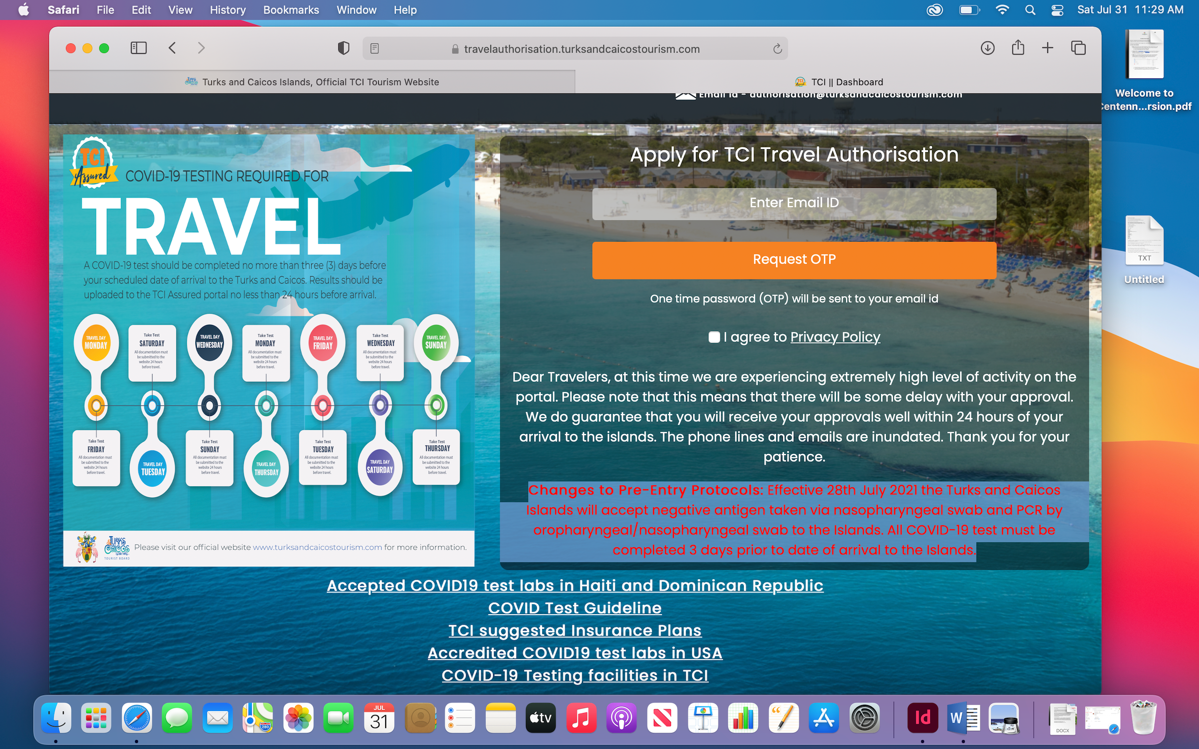 TCI Assured Portal Screenshot July 2021 The Points Guy
