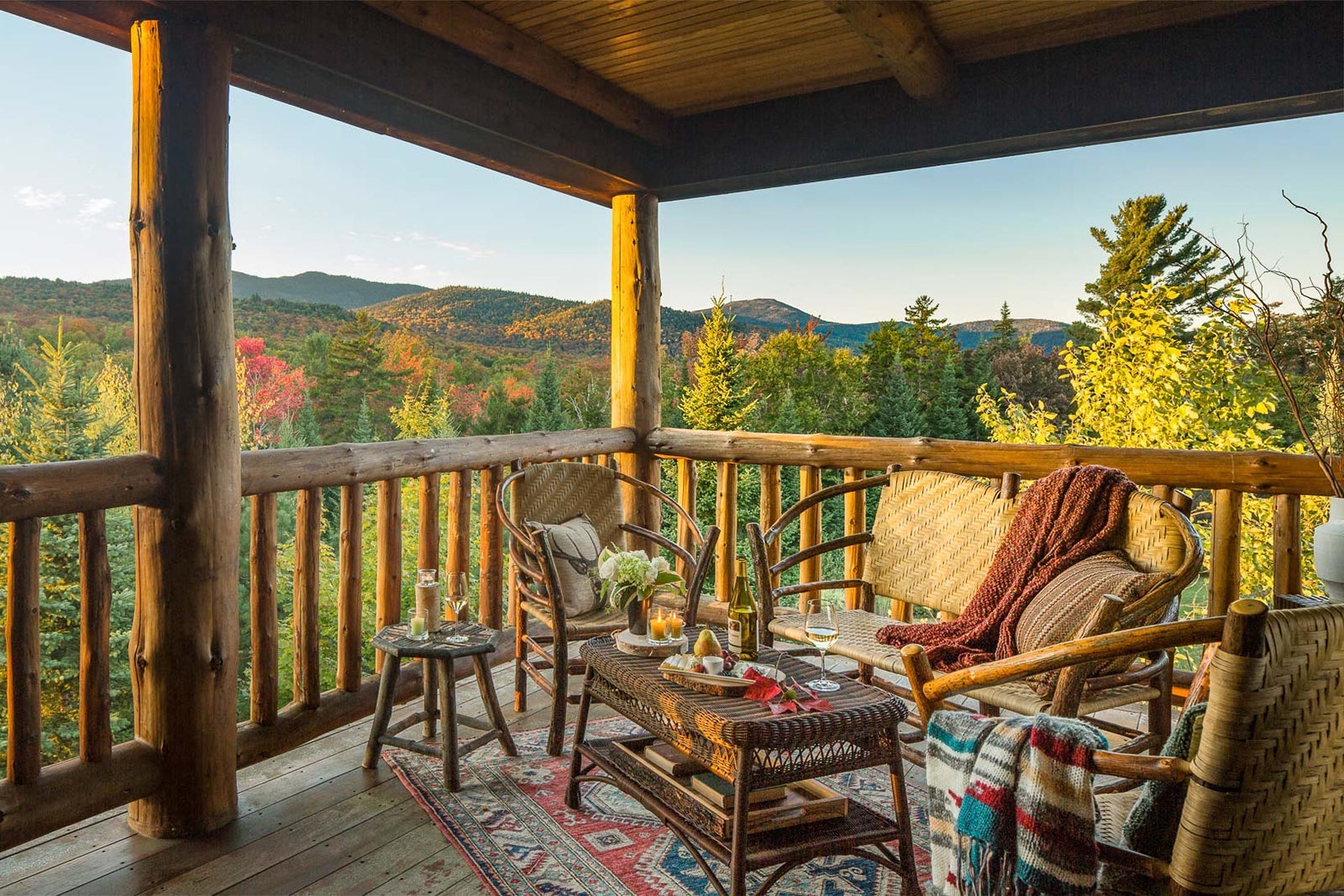 Whiteface Lodge suite balcony
