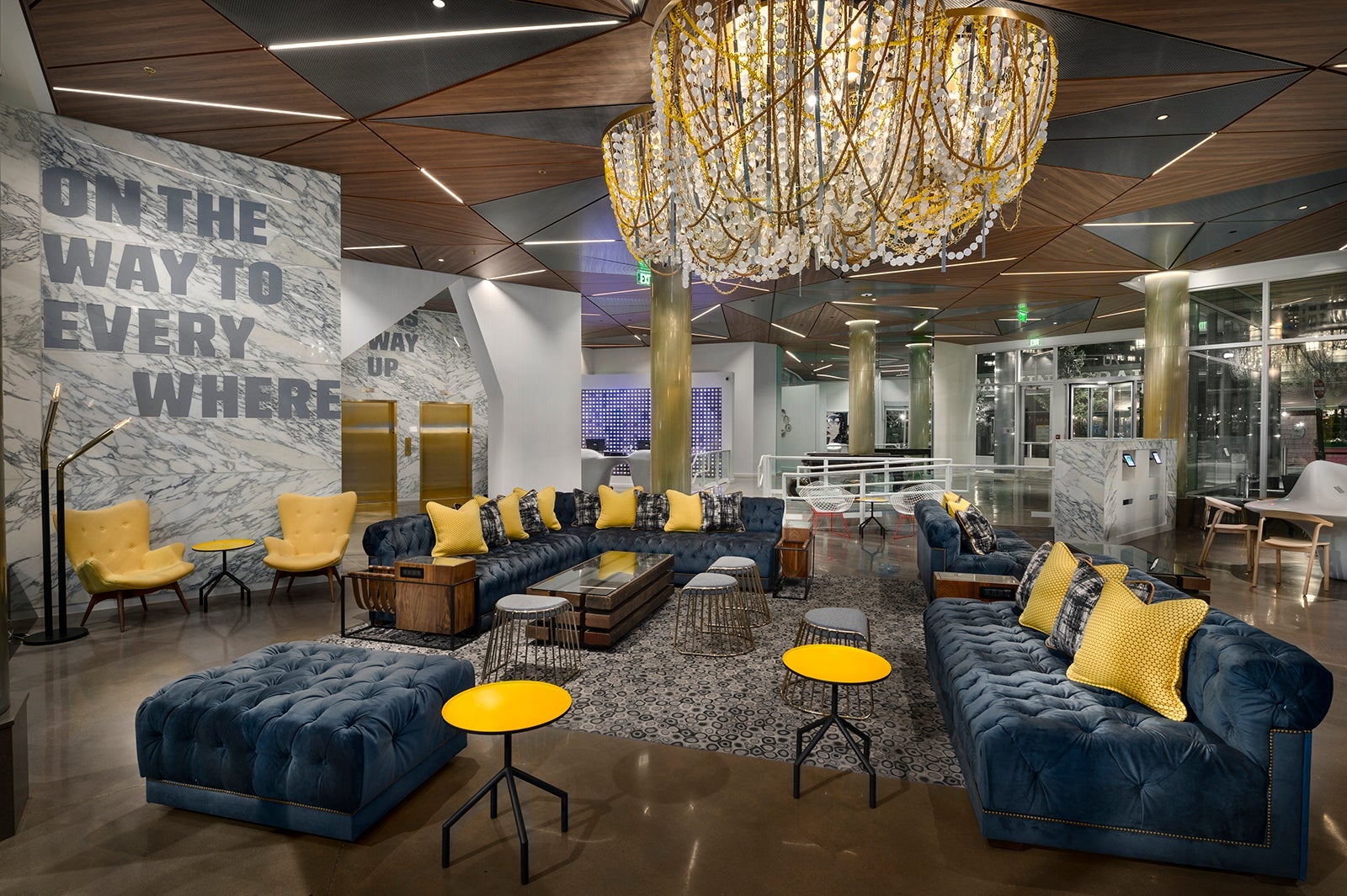 The Envoy Boston lobby