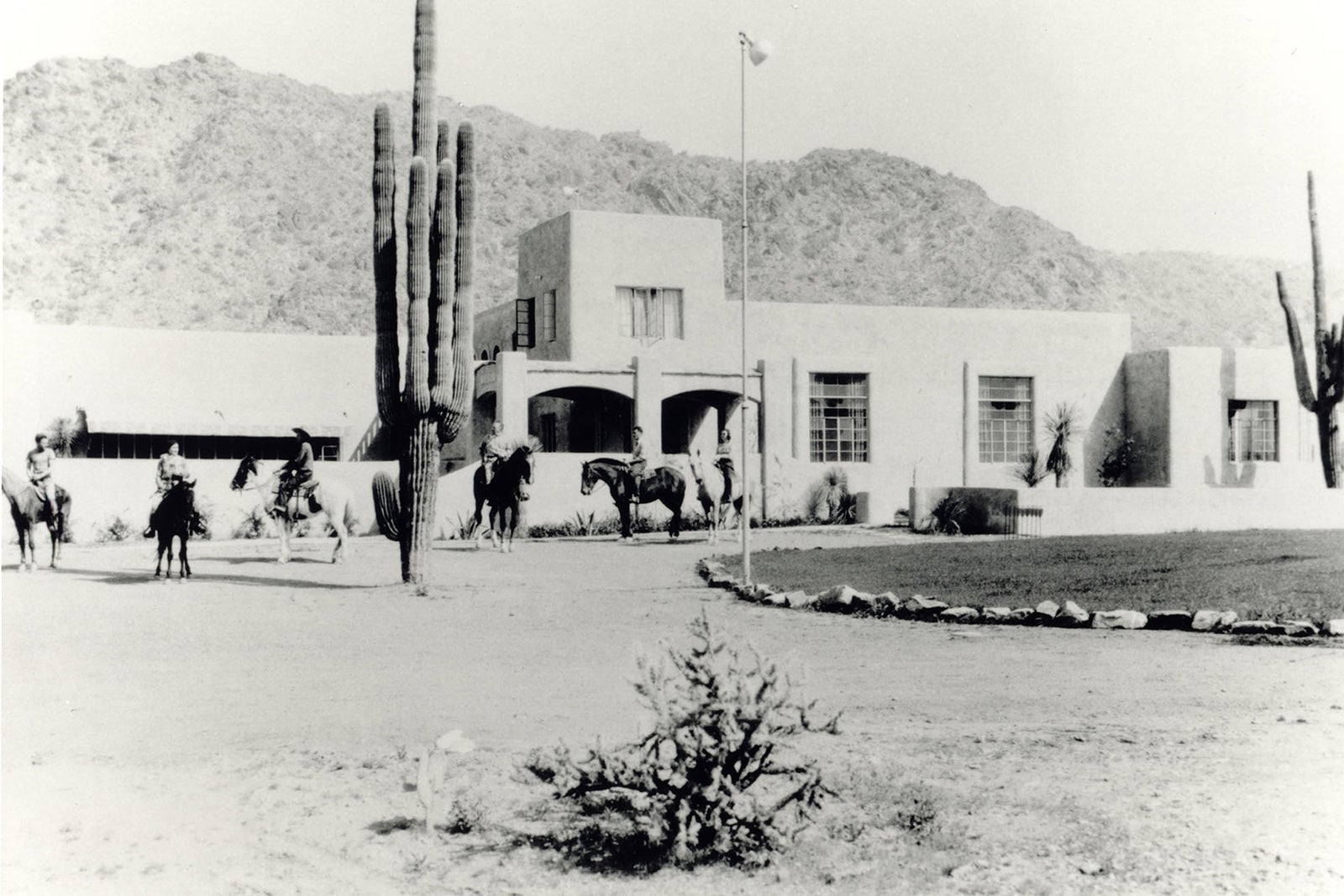 Original exterior of the JW Marriott Scottsdale Camelback Inn