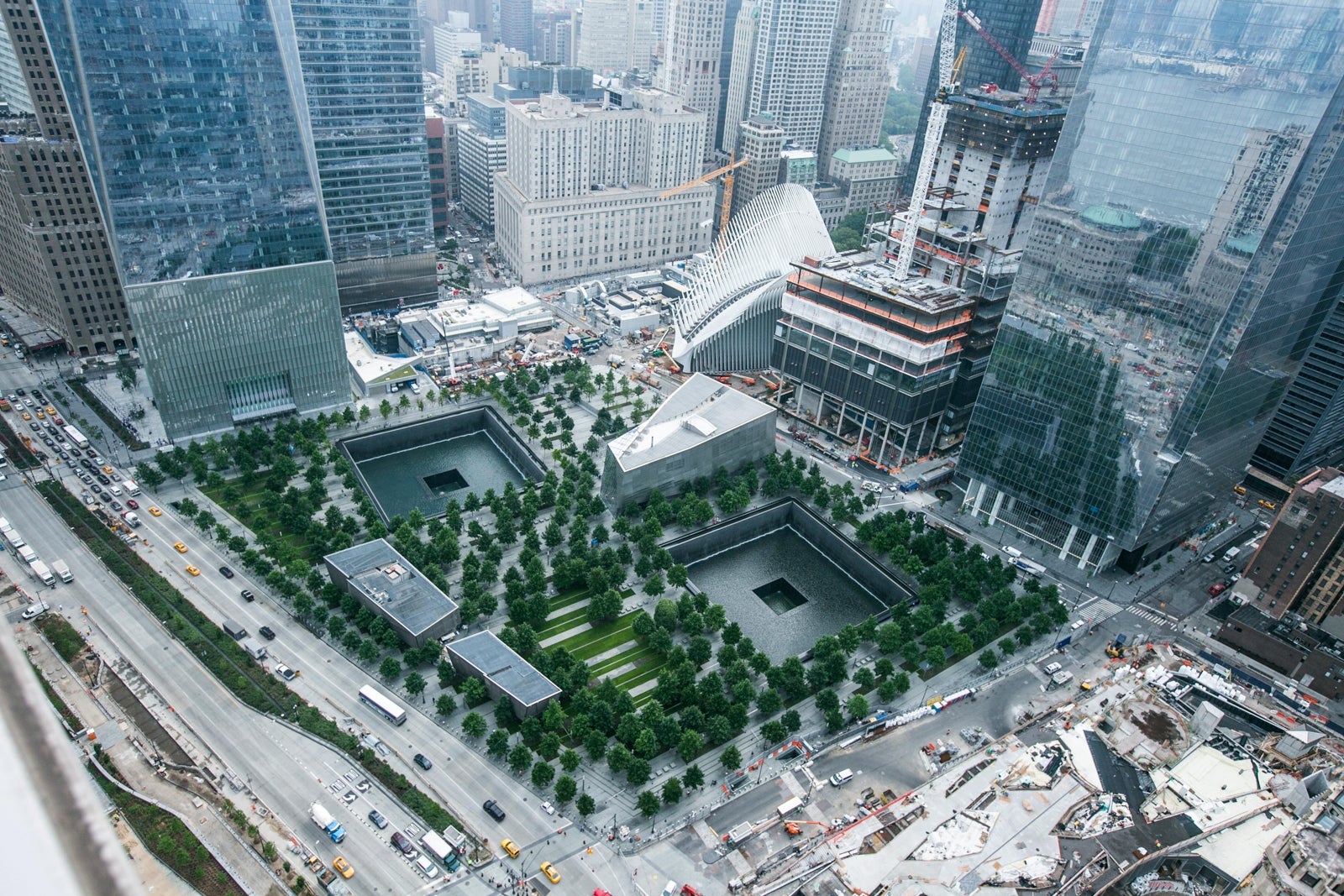 9/11 reflecting pools