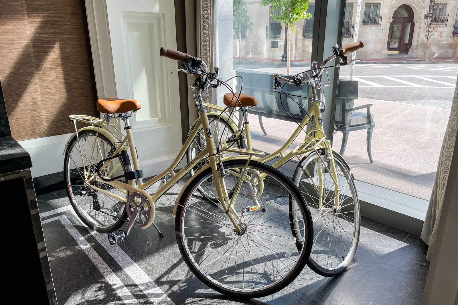 complimentary bikes at Four Seasons One Dalton Street, Boston
