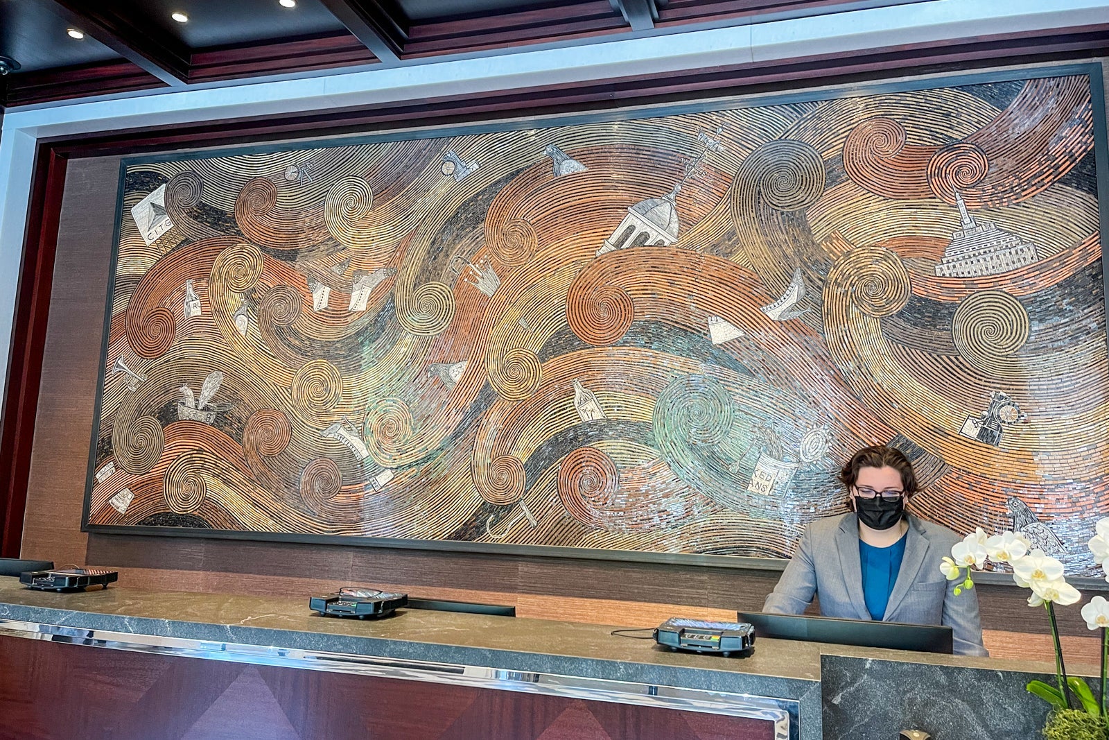 mosaic artwork by Bostonian artist Duke Riley
