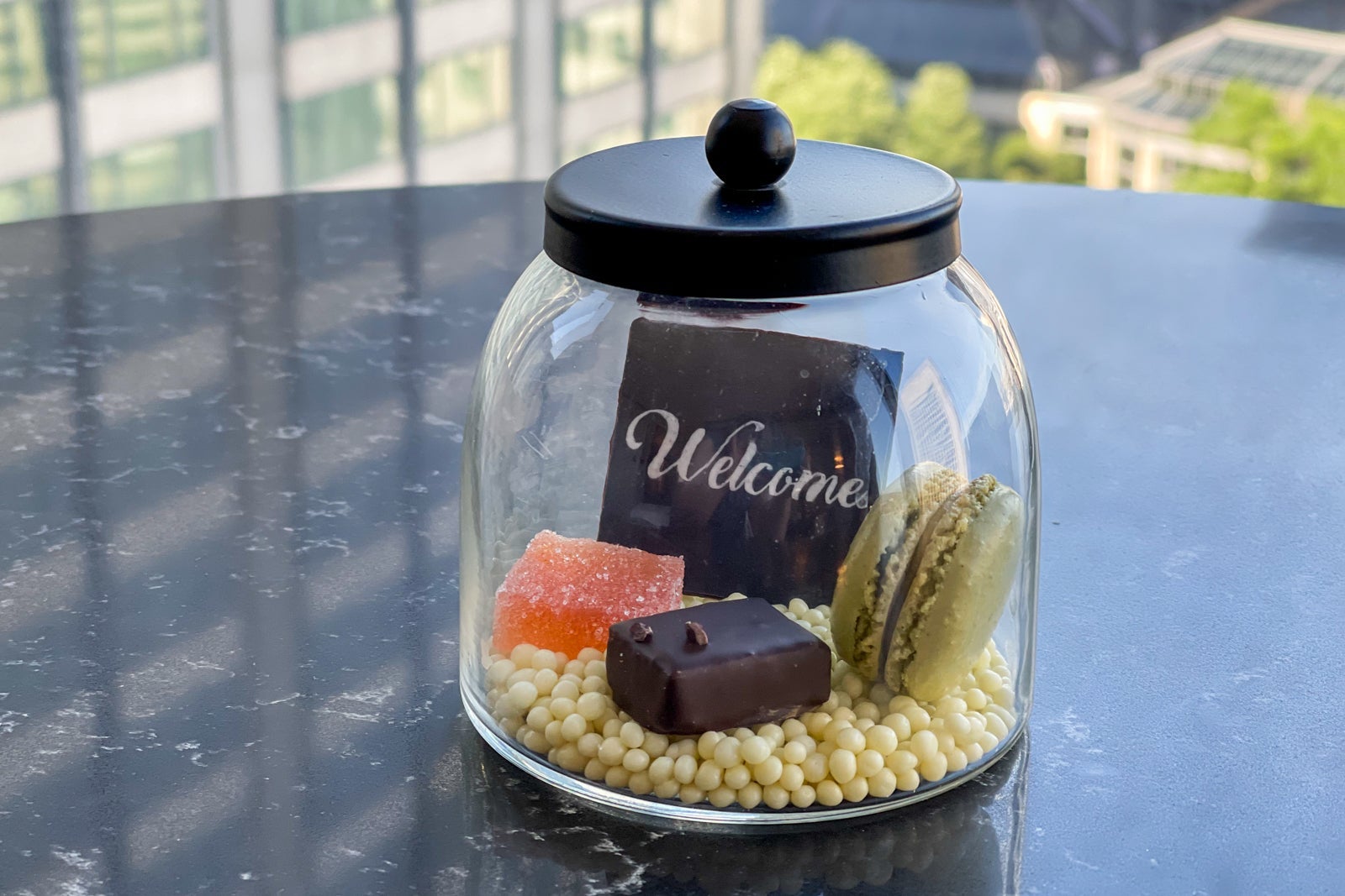 welcome amenity at Four Seasons One Dalton Street, Boston