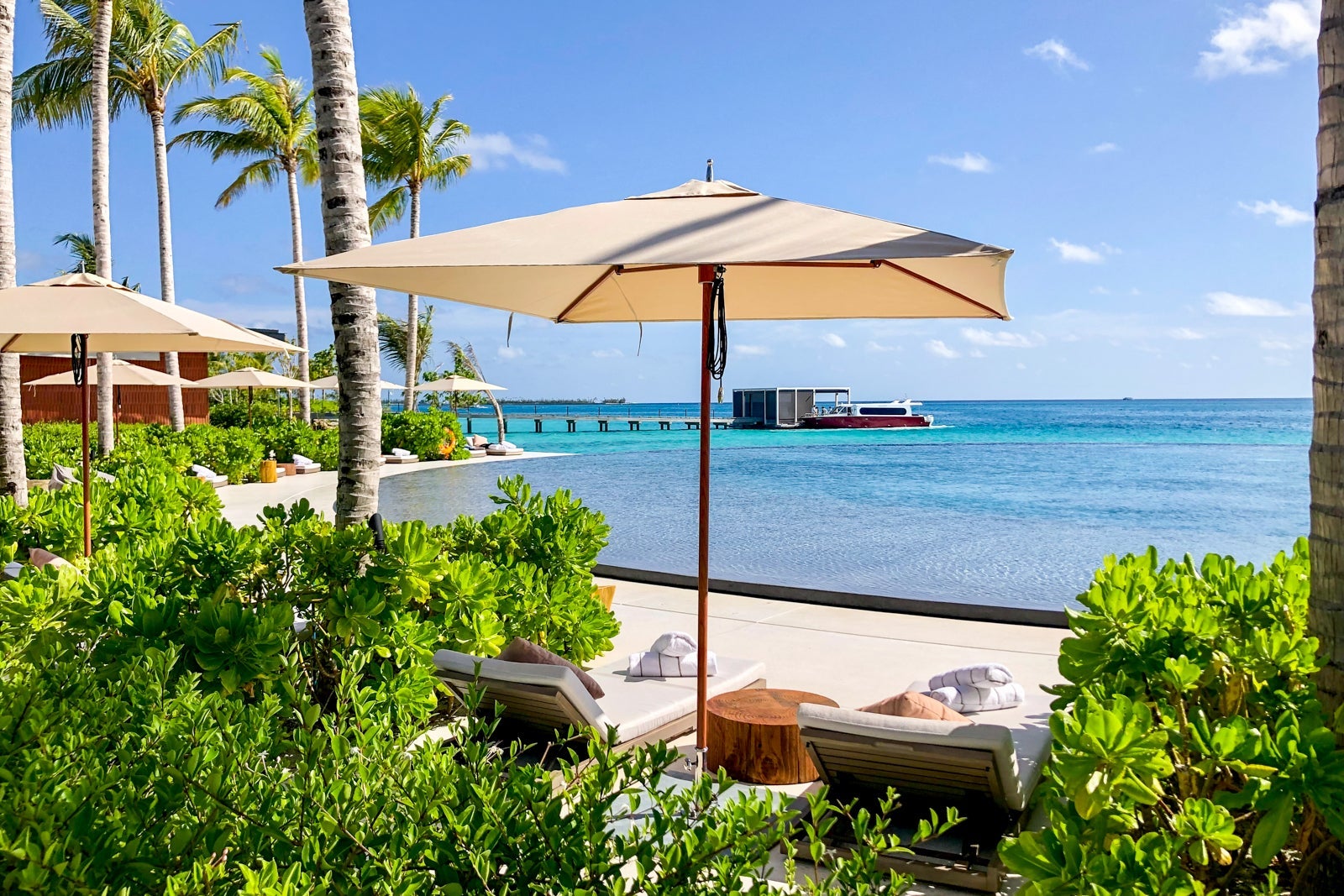 tropical hotel pool