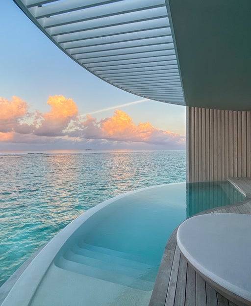 blue water bungalow
