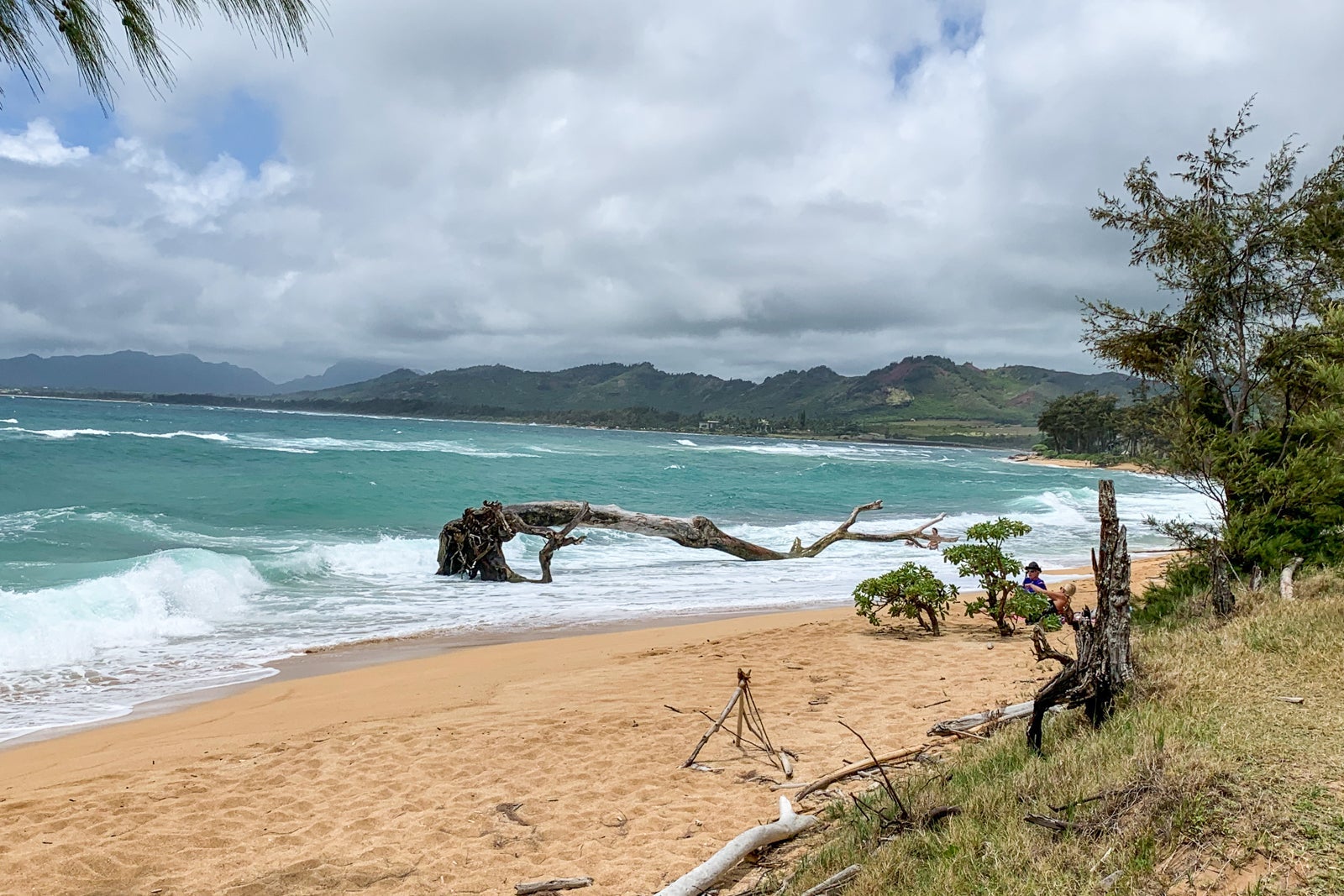 Beach near Sheraton Kauai Coconut Beach