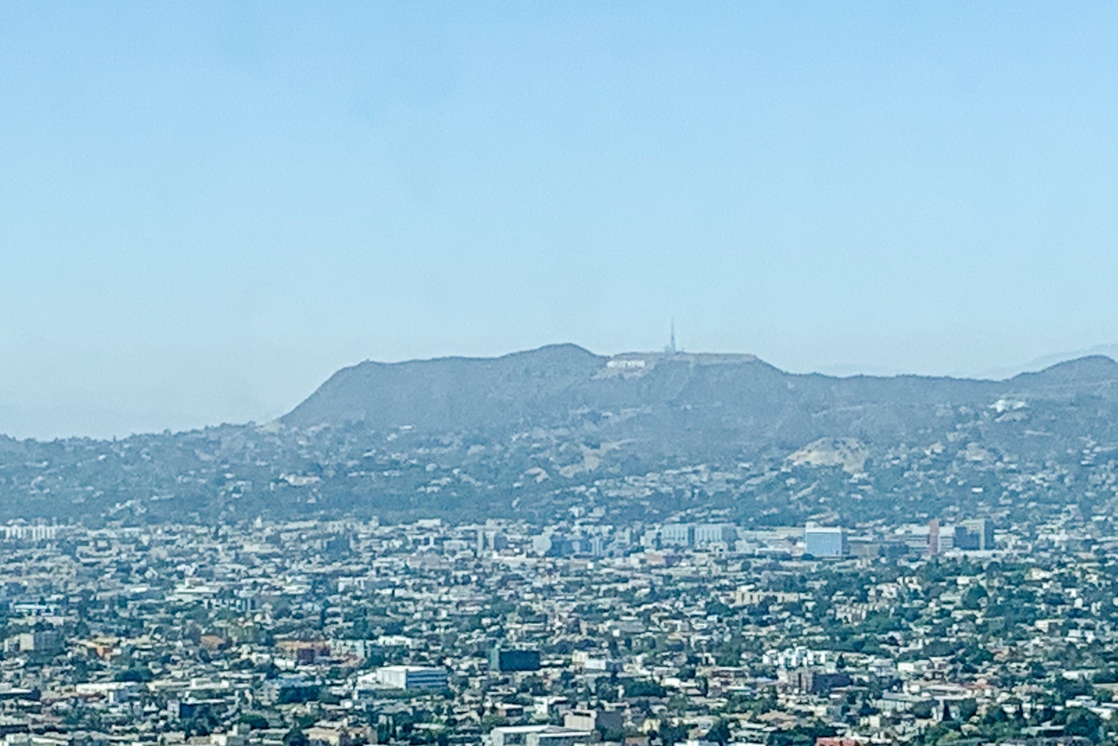 View from the Intercontinental. Downtown LA. (Photo by Clint Henderson/The Points Guy)
