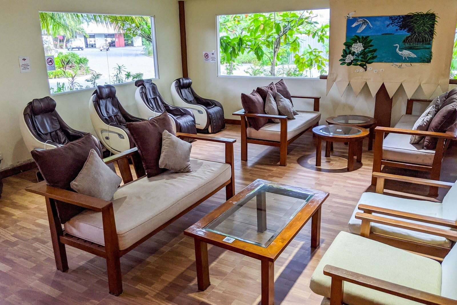 Male VIP seaplane lounge