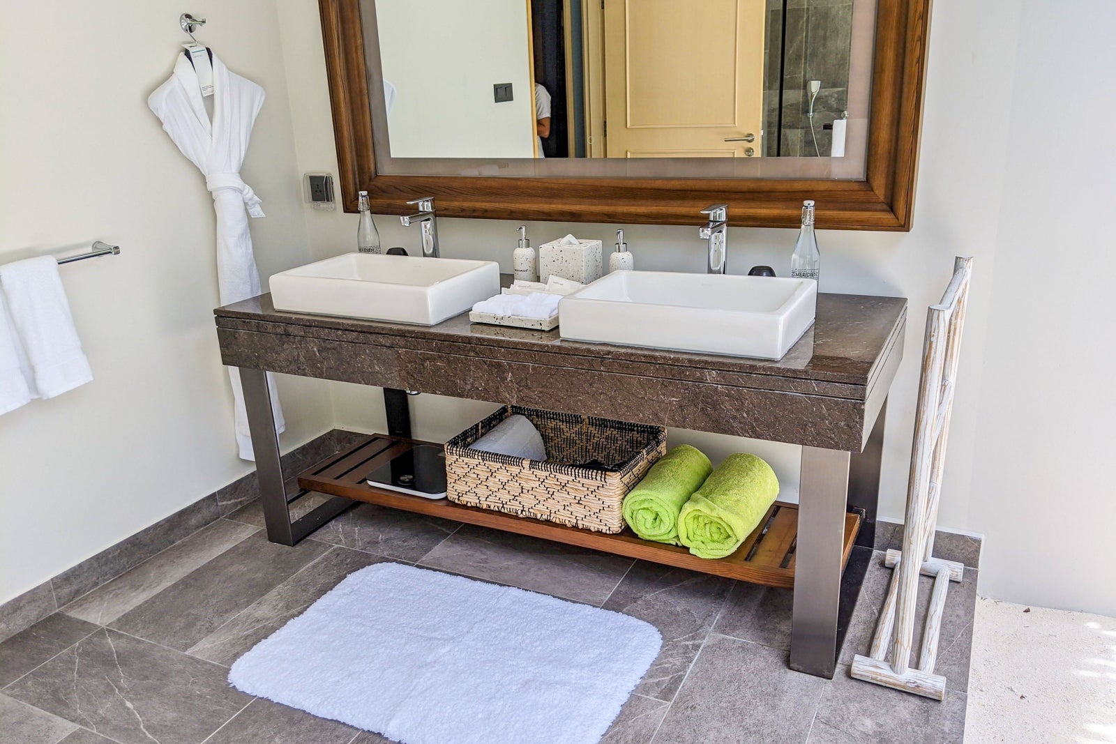 Beach villa at the Le Meridien Maldives