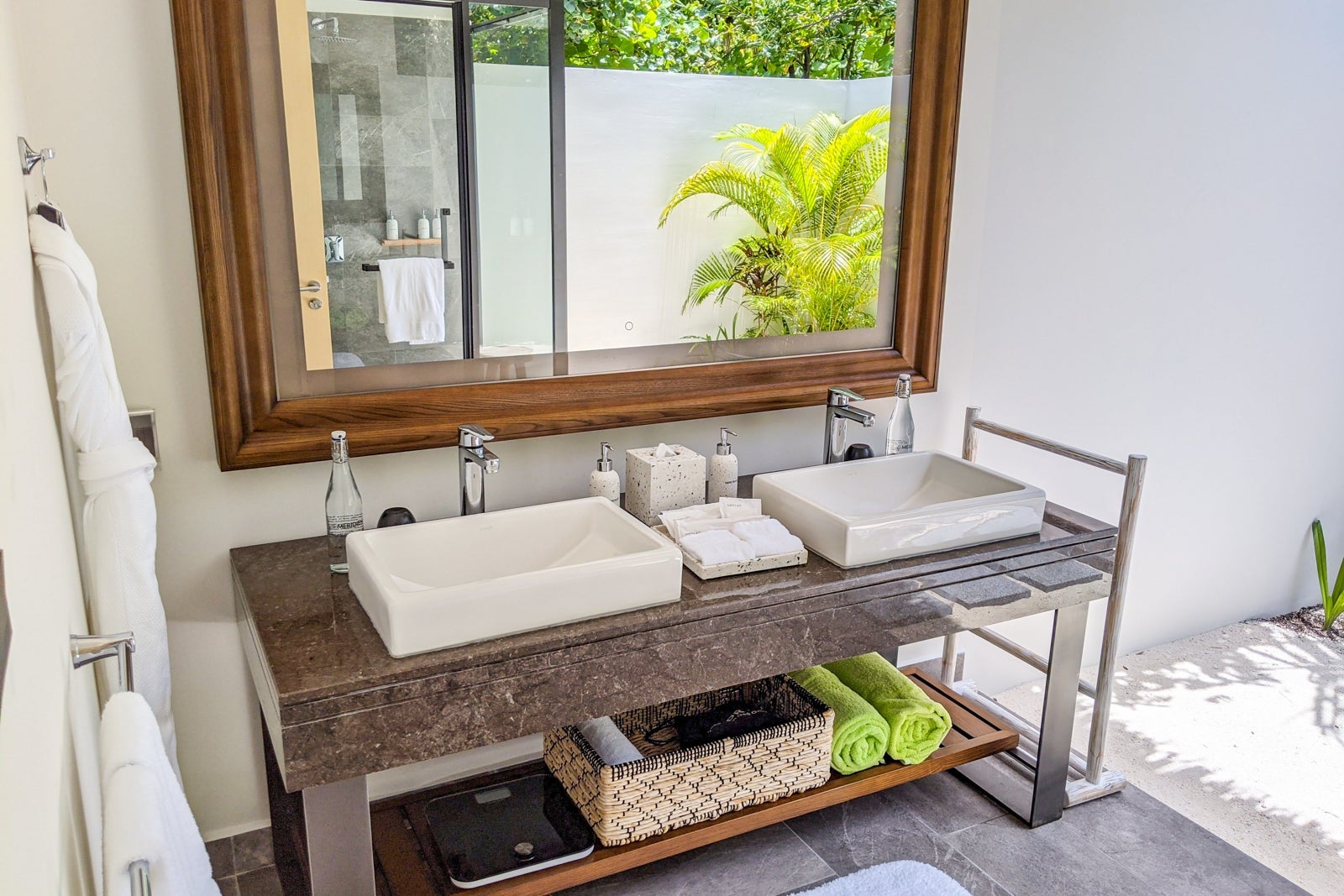 Beach villa at the Le Meridien Maldives