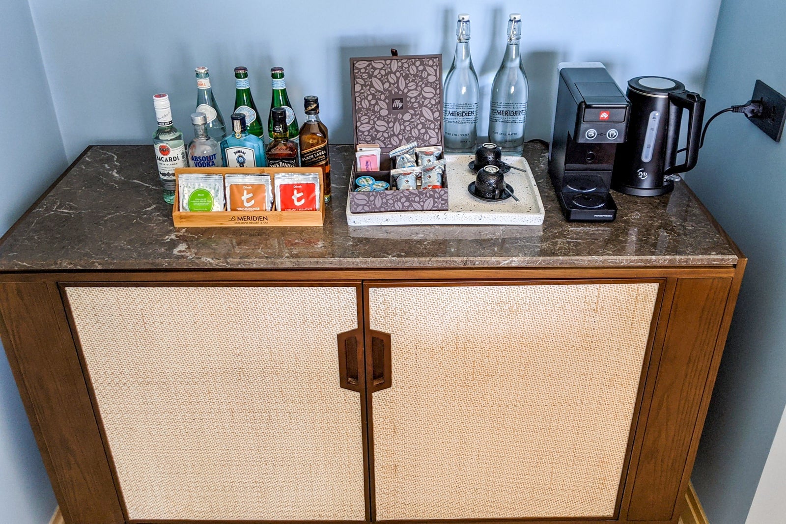 Beach villa at the Le Meridien Maldives