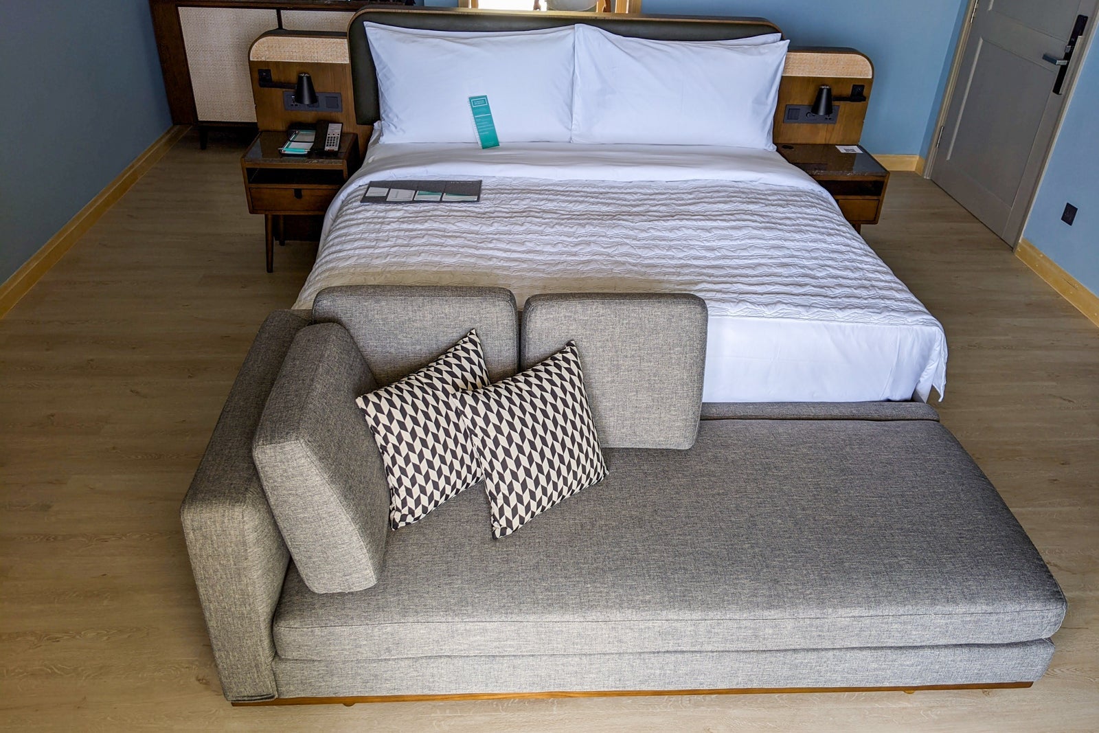 Beach villa at the Le Meridien Maldives