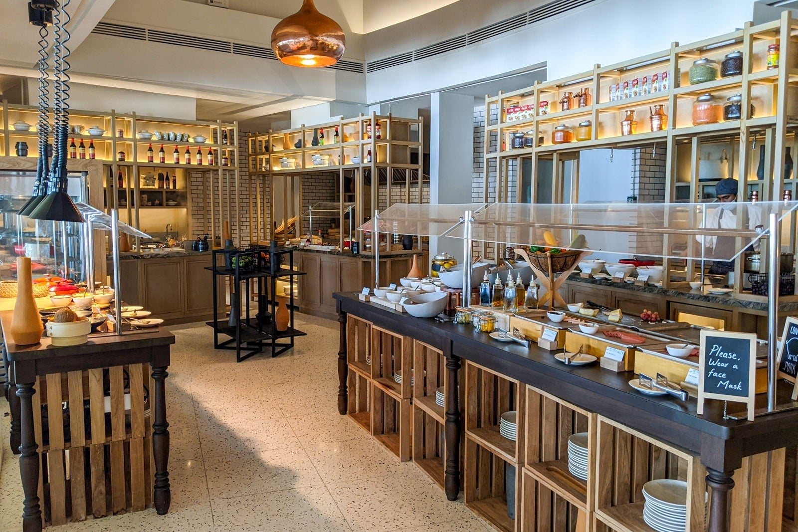 Breakfast at Le Meridien Maldives