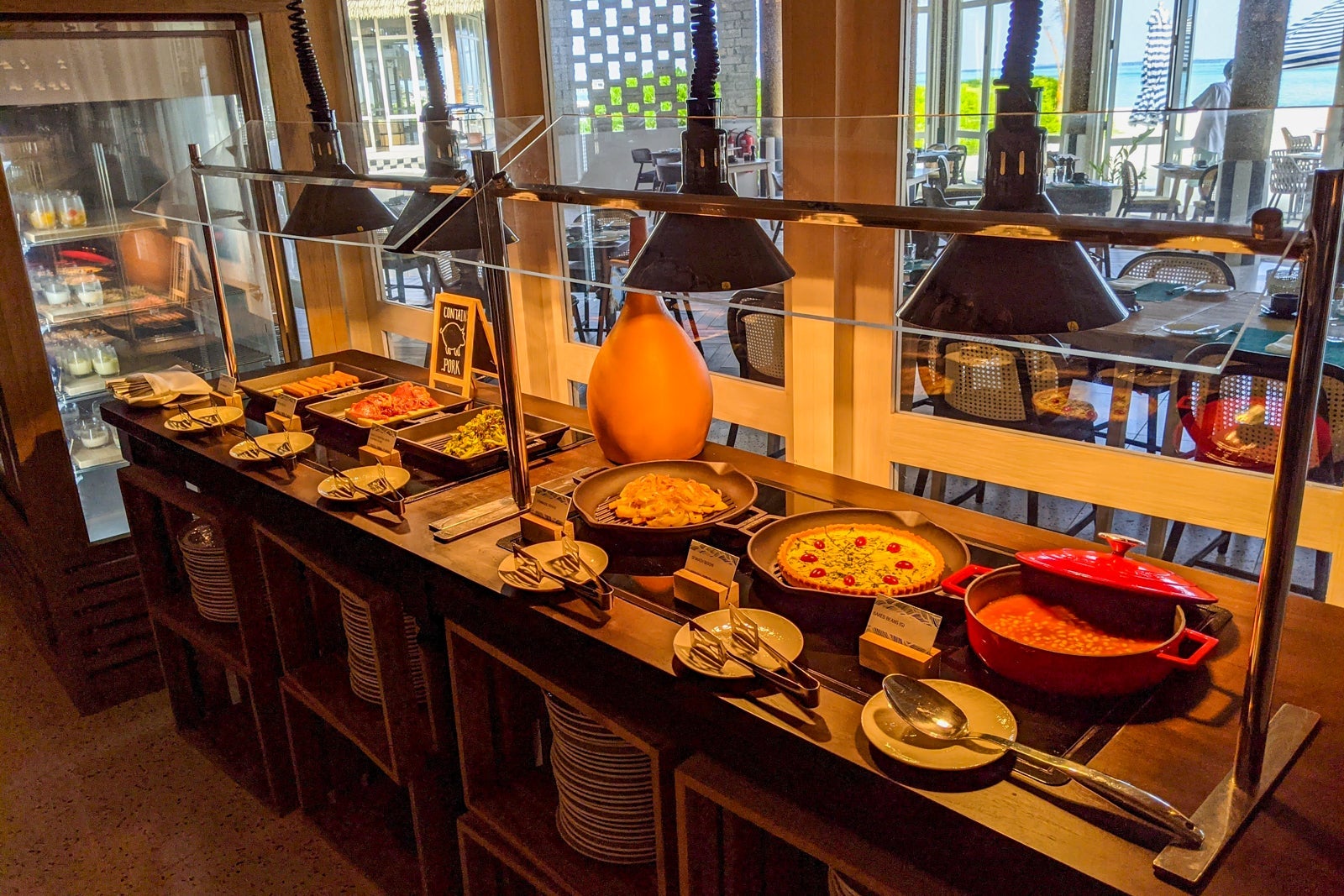 Breakfast at Le Meridien Maldives